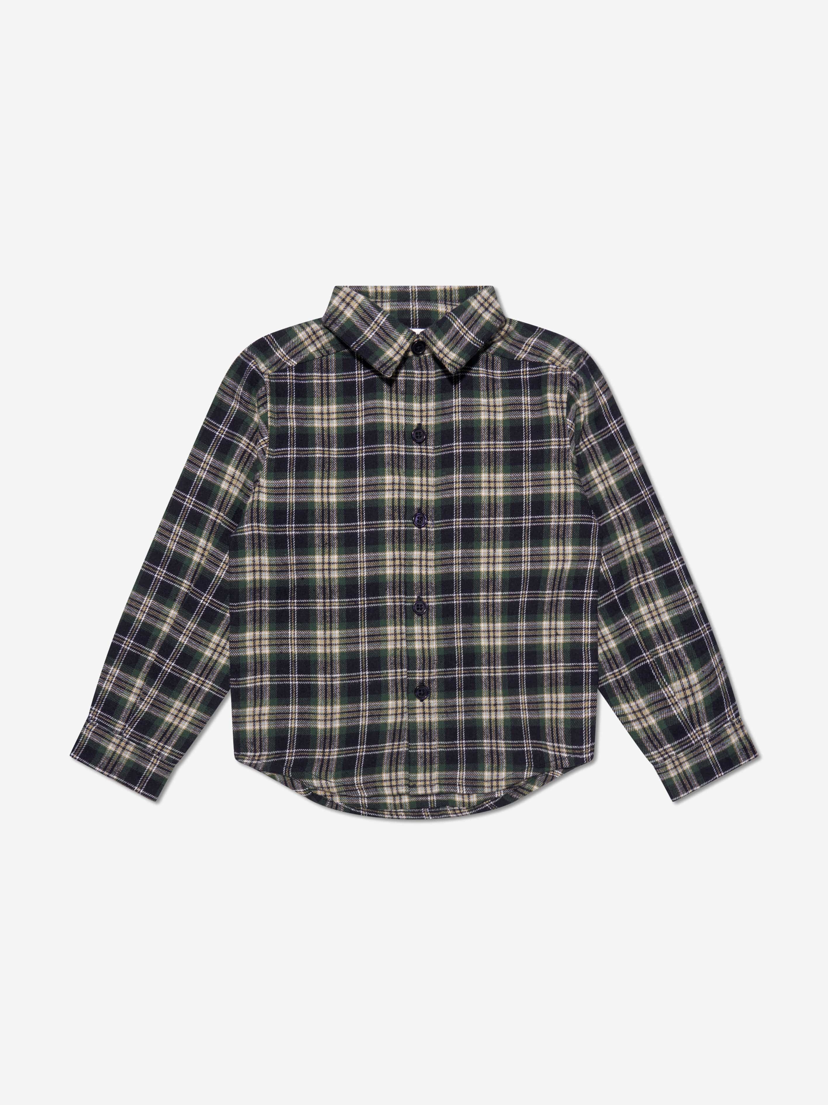 Rachel Riley Boys Check Shirt in Navy Sale With Mastercard