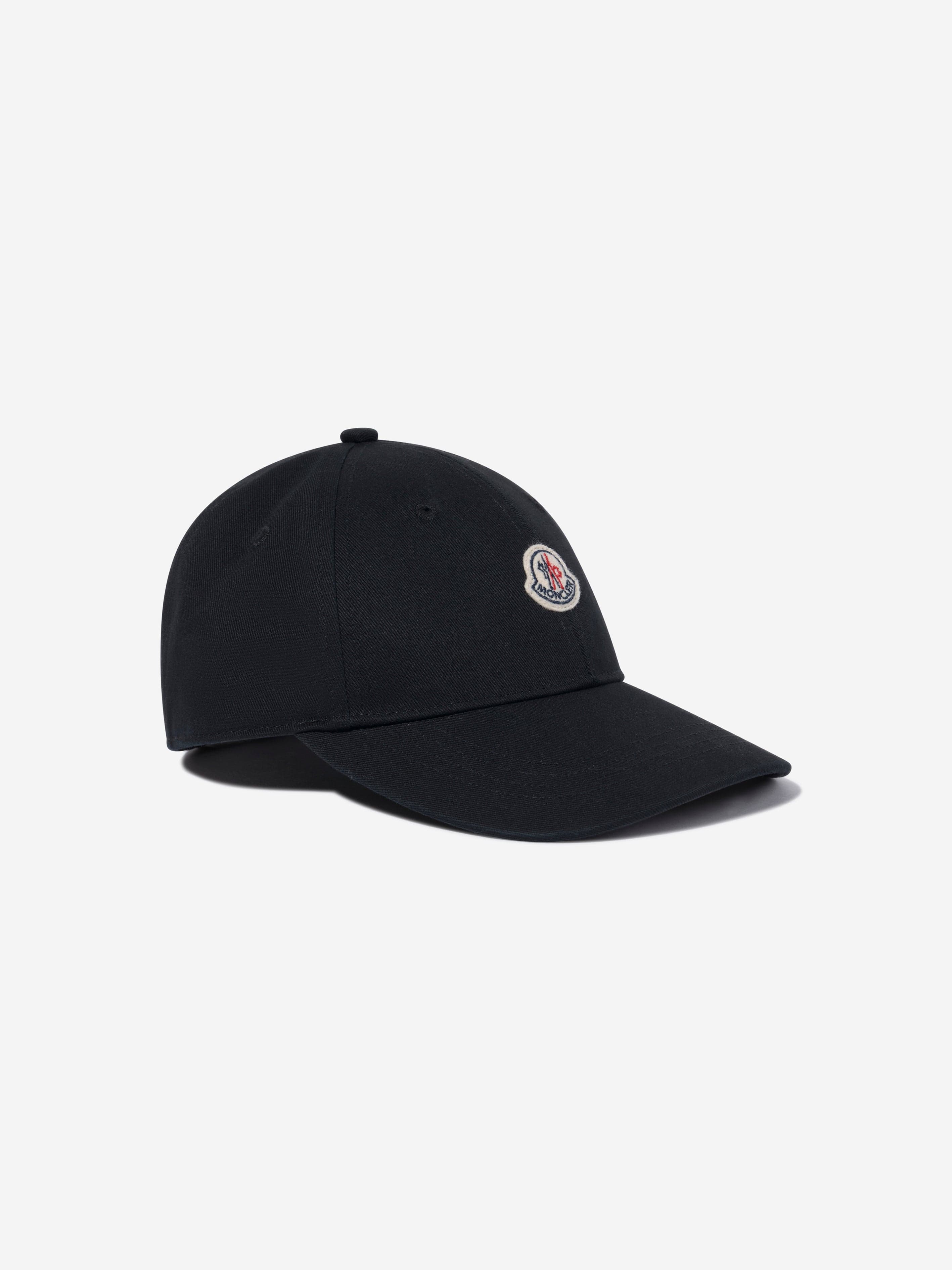 Moncler Enfant Boys Logo Baseball Cap in Black Clearance Amazing Pice