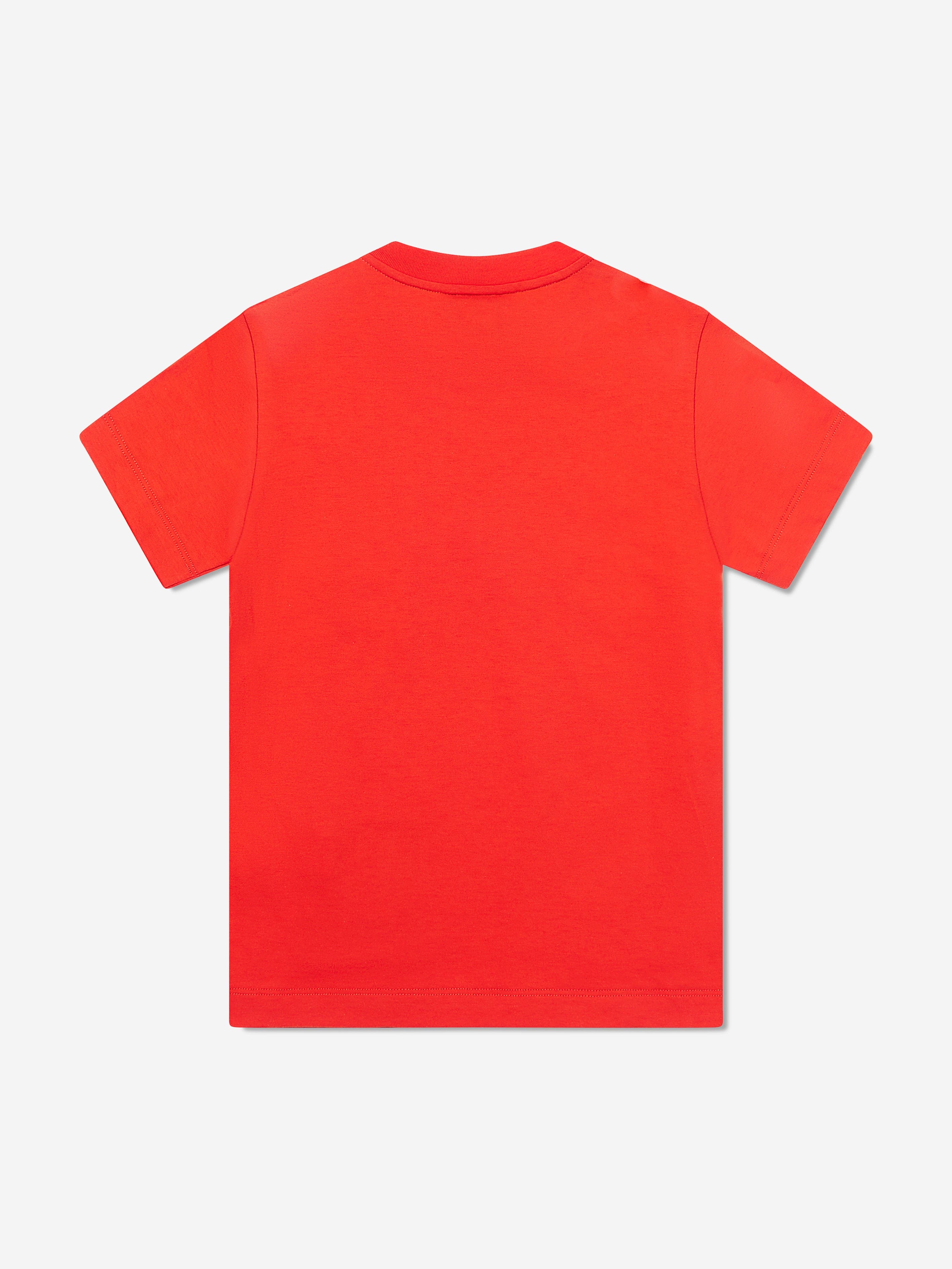 Fendi Kids Logo T-Shirt in Red Buy Cheap Websites