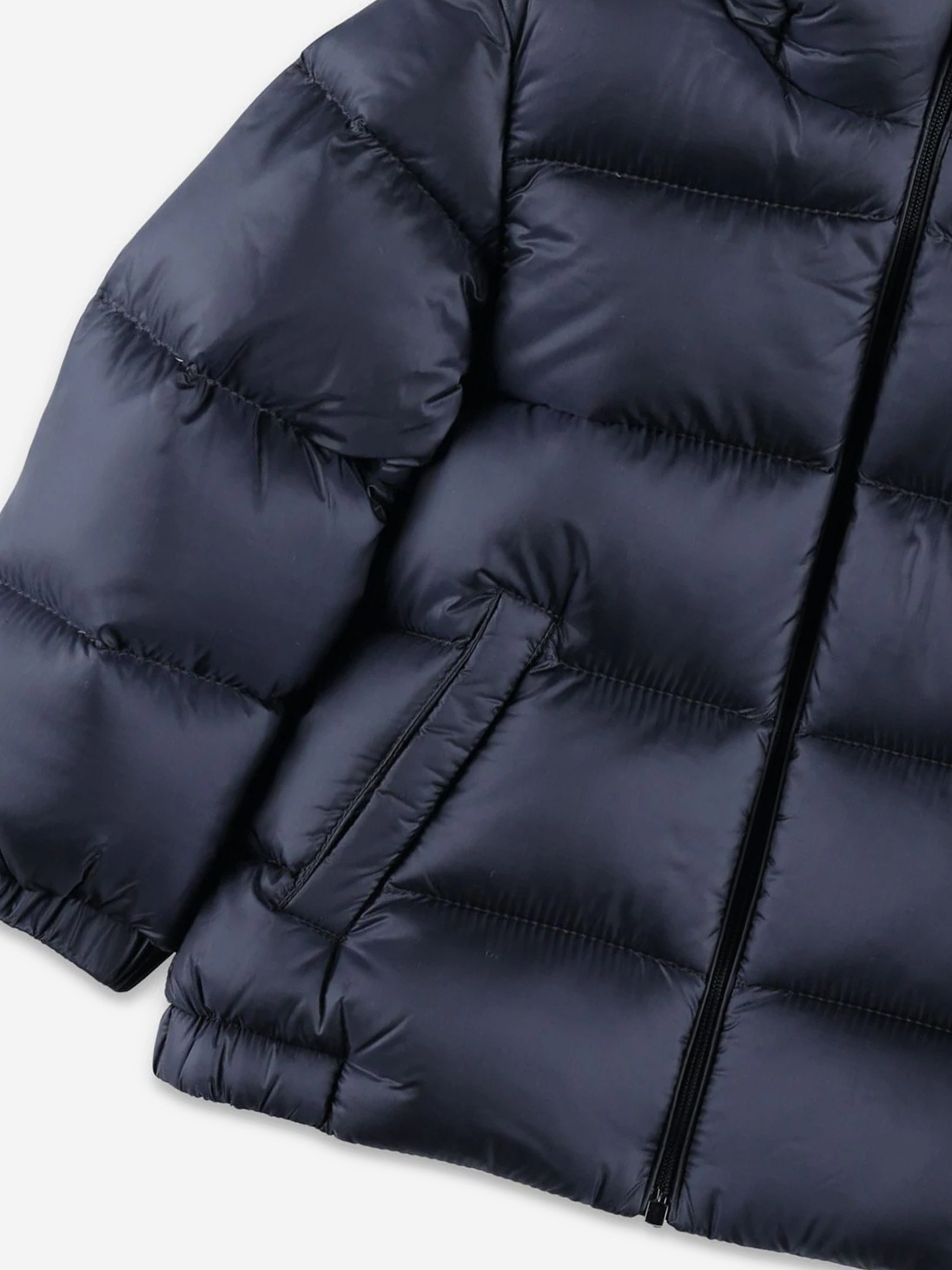 Moncler Enfant Baby Boys Down Padded New Macaire Jacket in Navy Buy Cheap Comfortable