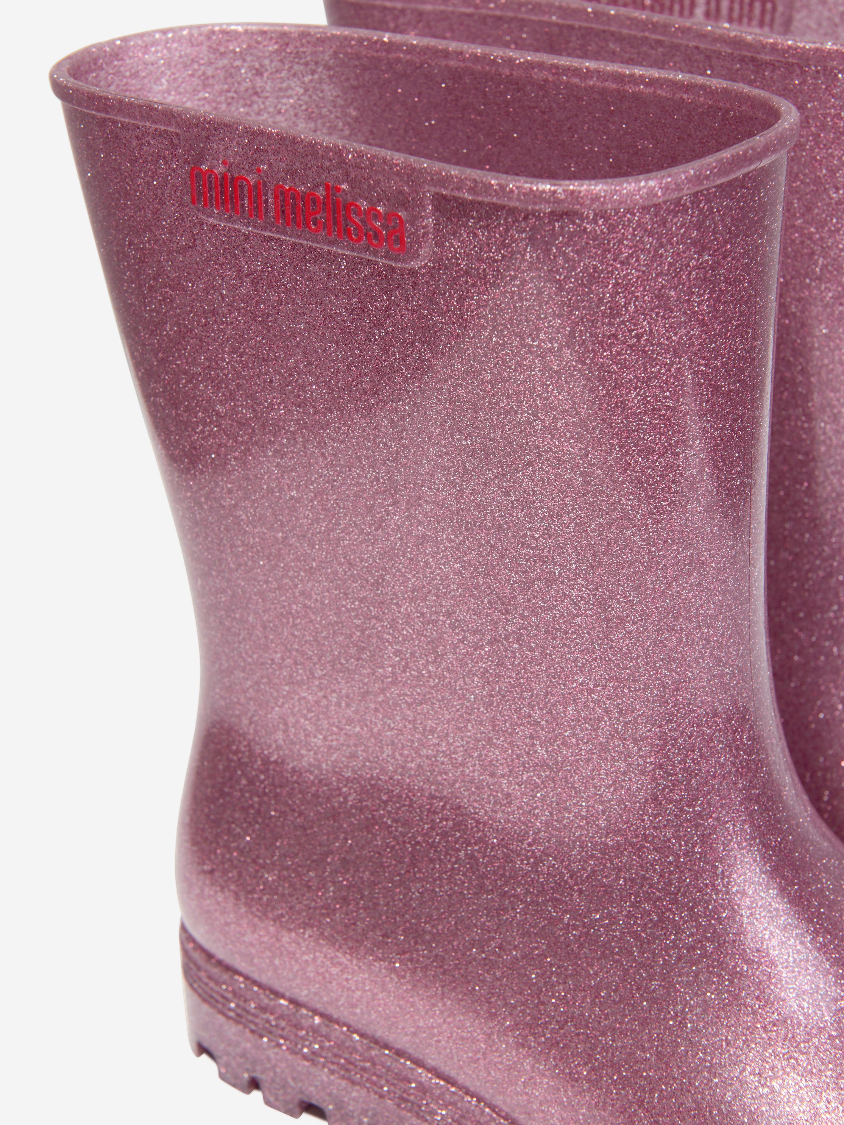 Mini Melissa Girls Welly Boots in Pink Buy Cheap Many Kinds Of