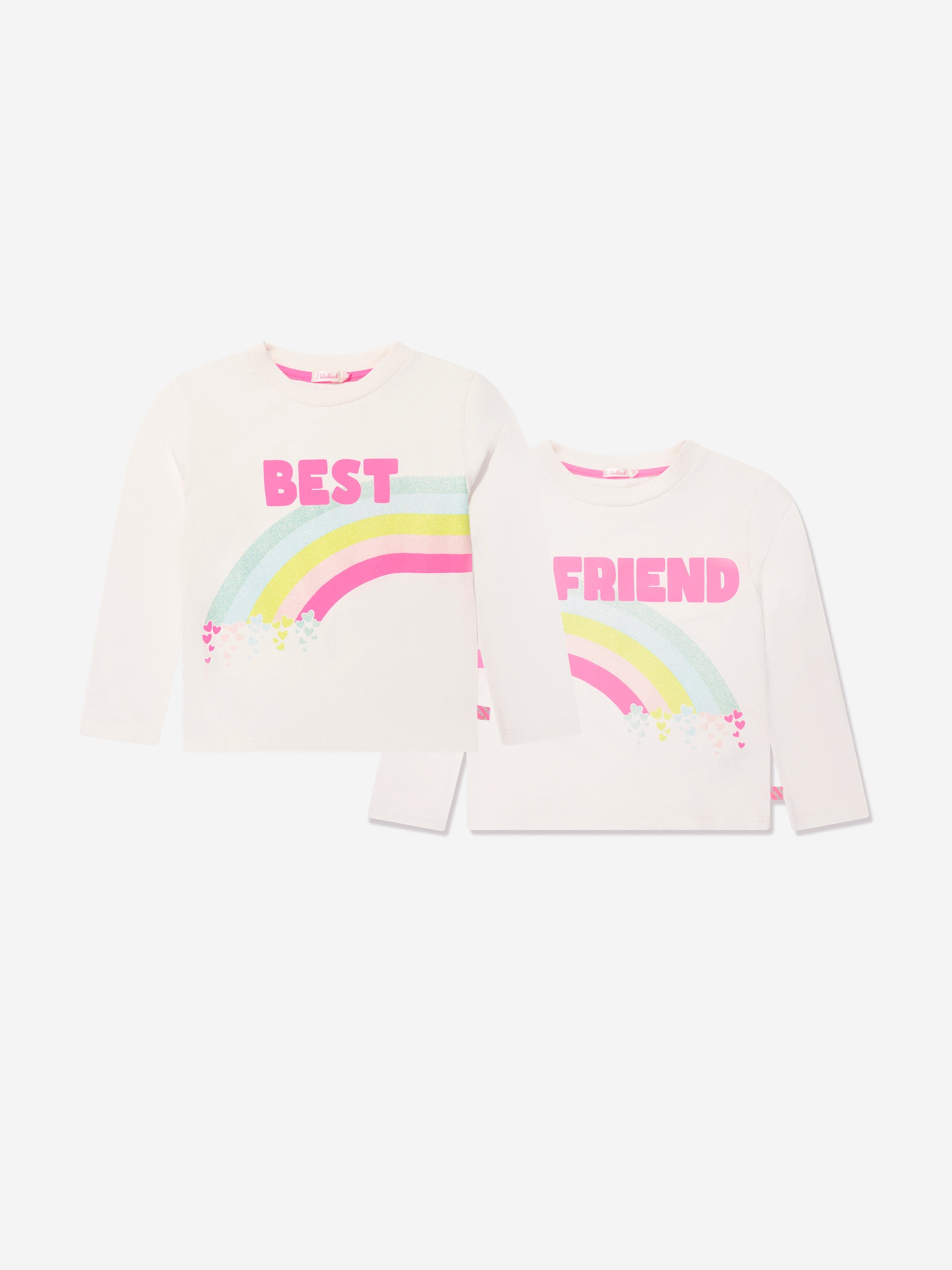 Billieblush Girls T-Shirts Set (2 Piece) in Ivory Free Shipping Wiki
