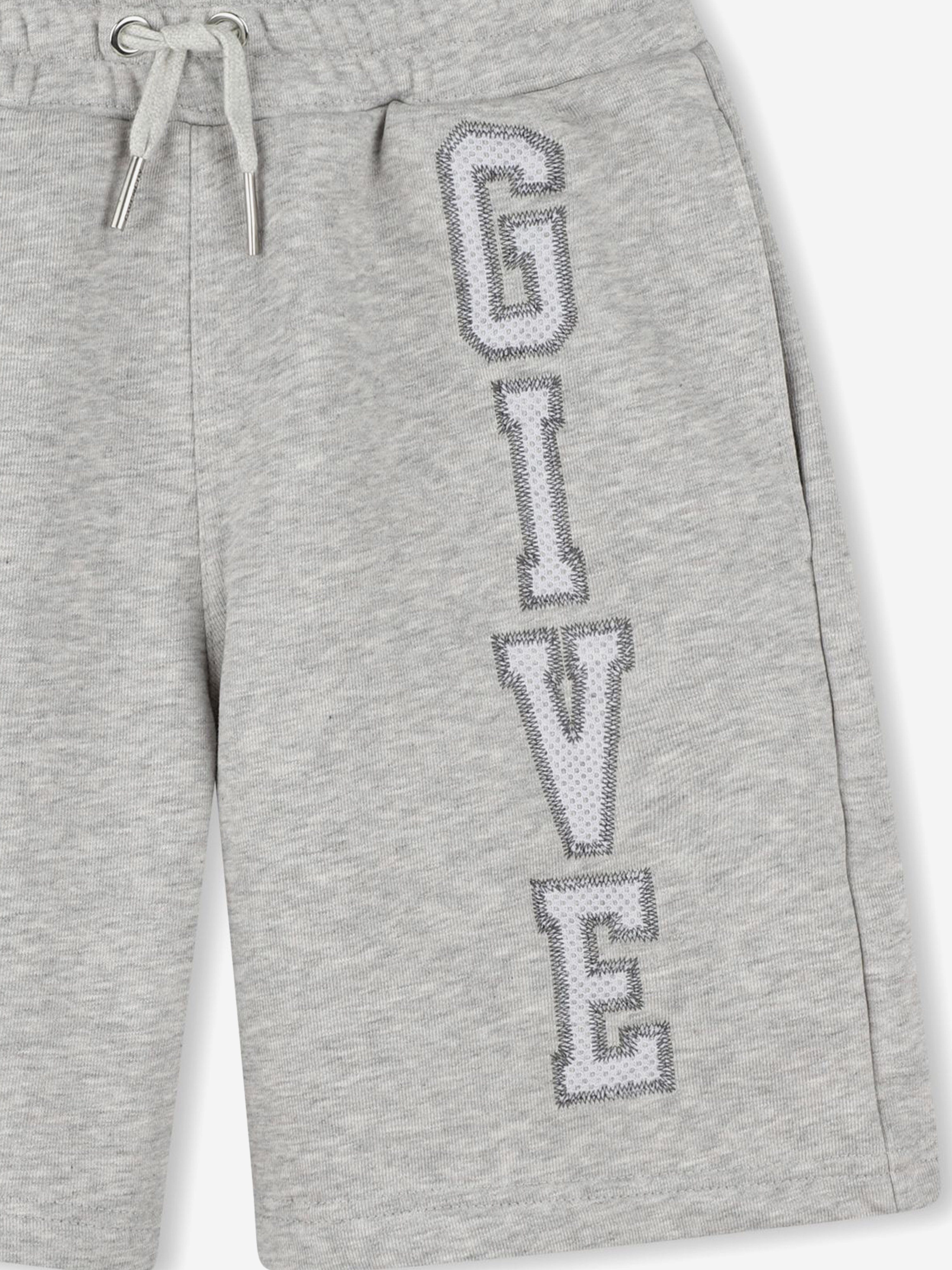 Boys Embroidered Applique Shorts in Grey Footlocker Online