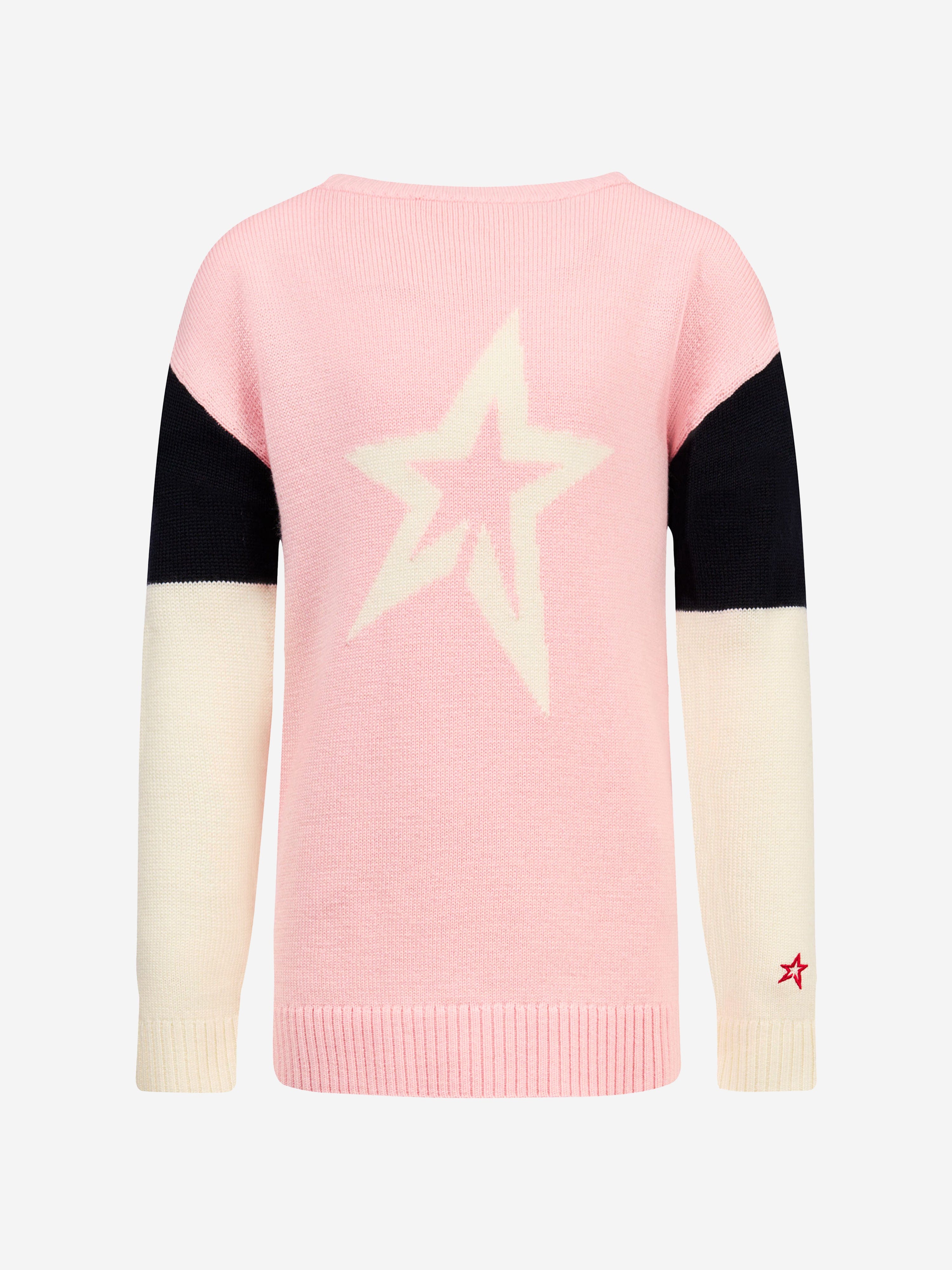 Perfect Moment Girls Star Crew Neck Jumper in Pink Order Cheap Pice
