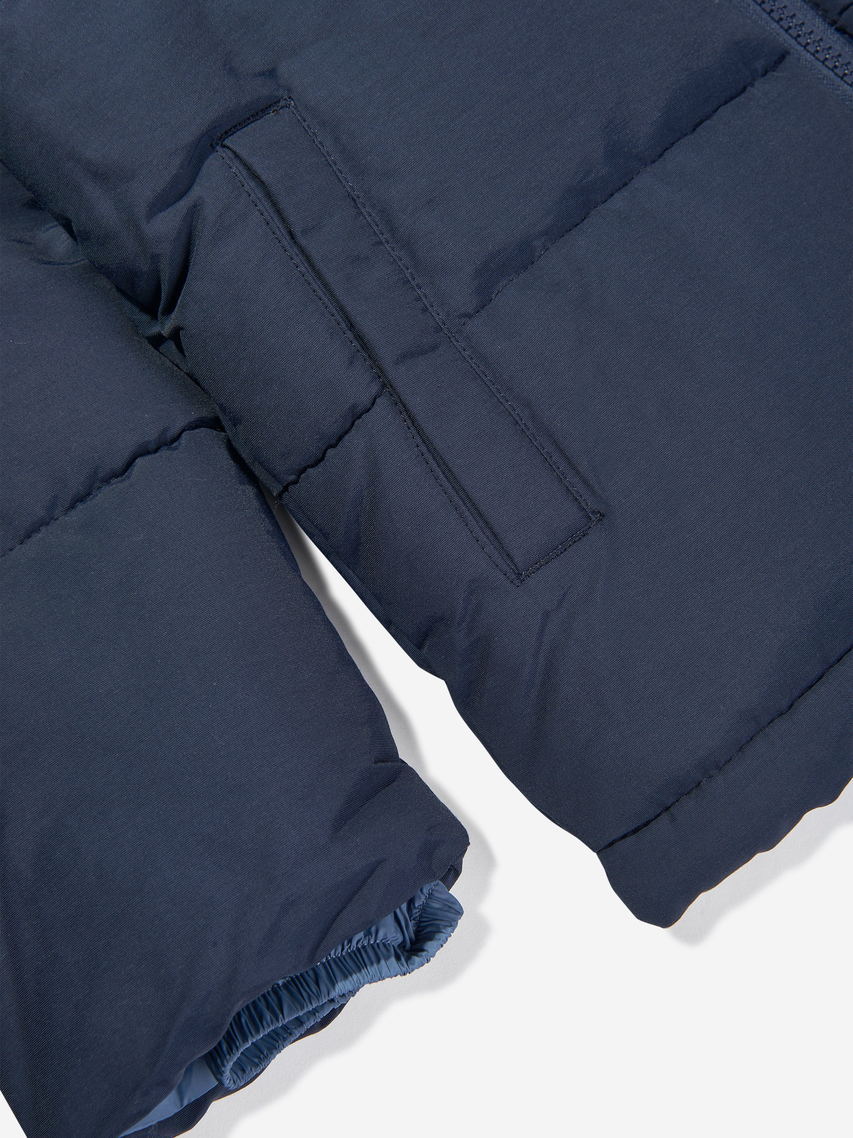 New Balance Boys Logo Puffer Jacket in Navy Clearance Online Fake