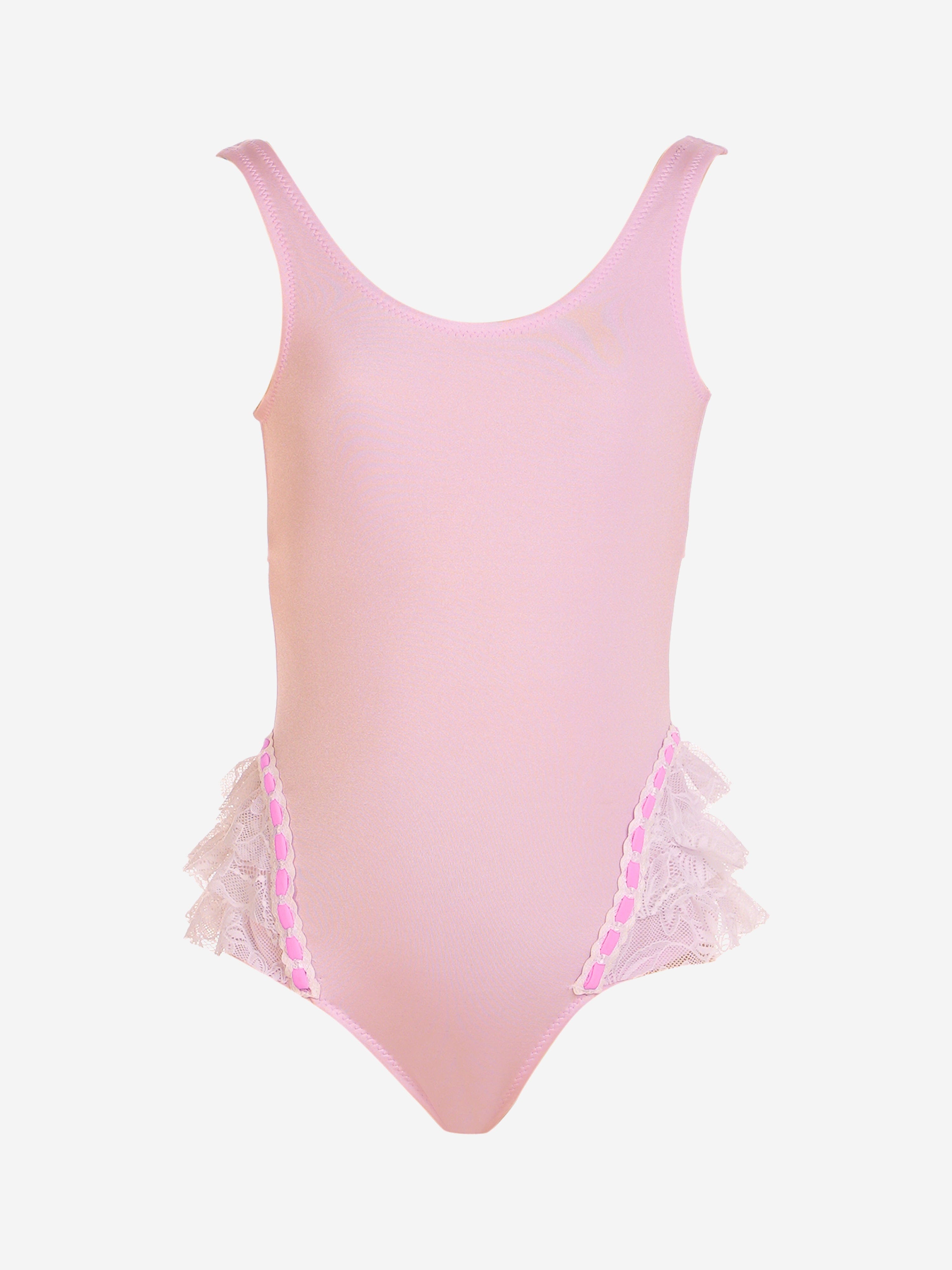 Girls Giulia Swimsuit in Pink Original Online