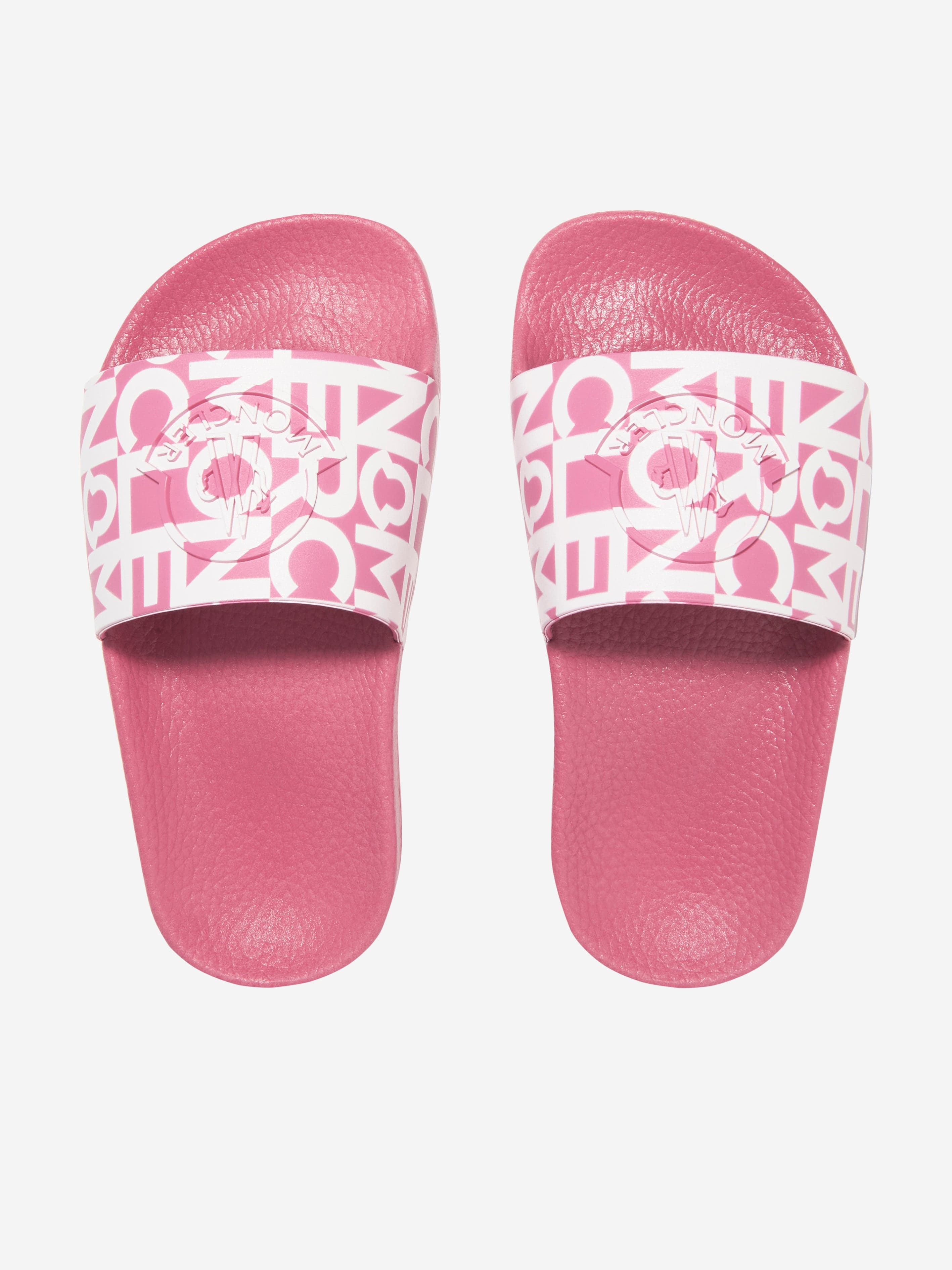 Moncler Enfant Kids Jeanne Sliders in Pink Cheap With Credit Card