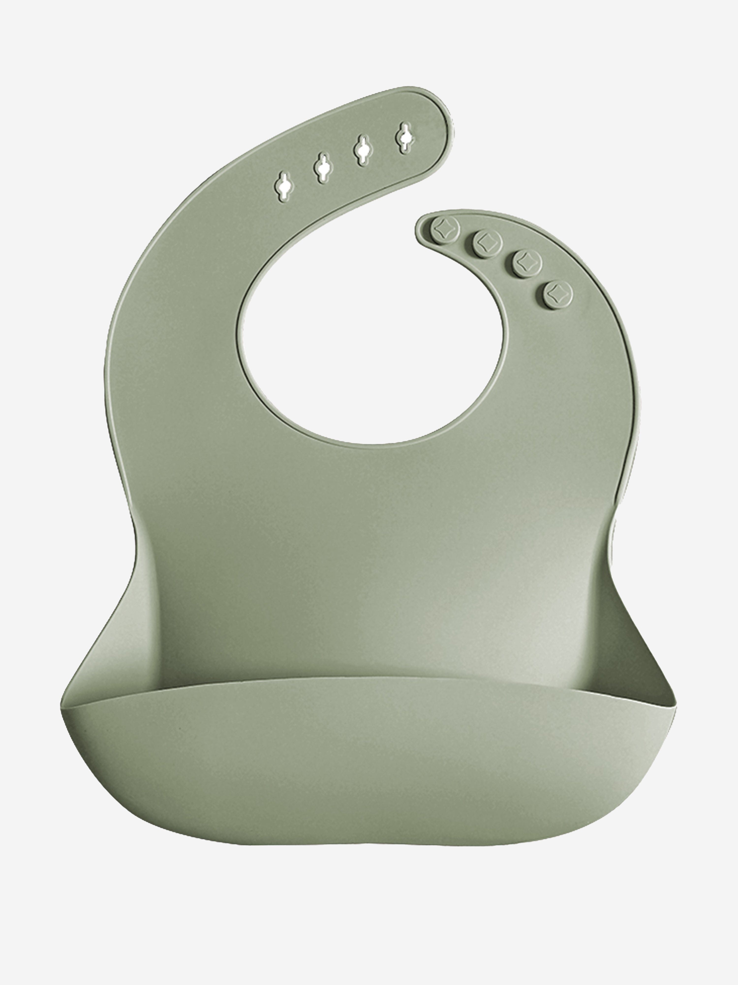 Bloom Bambini Baby Everyday Silicone Bib in Green Sale Shop