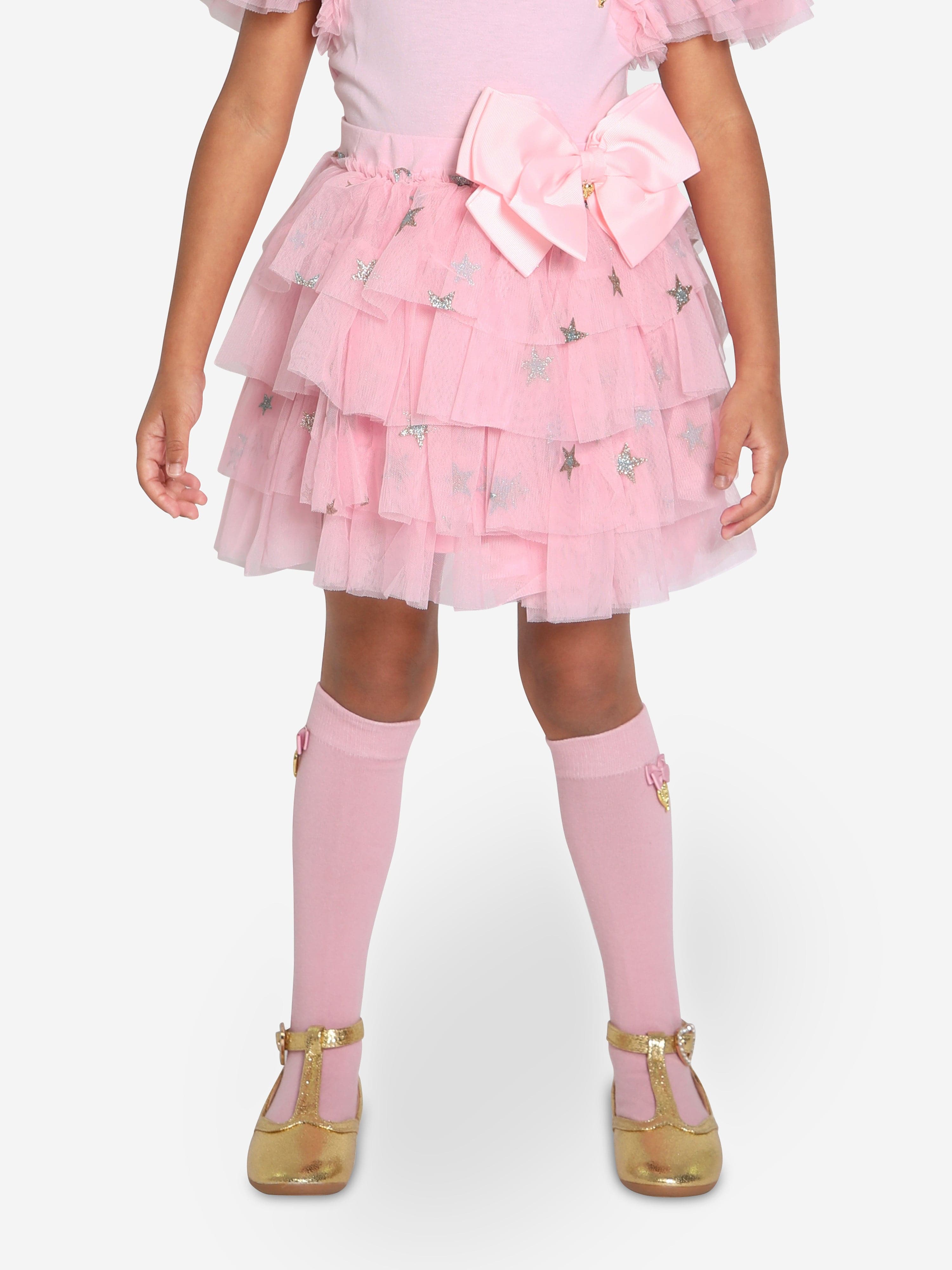 Angels Face Girls Abbie Star Skirt in Pink Cheap Usa Stockist