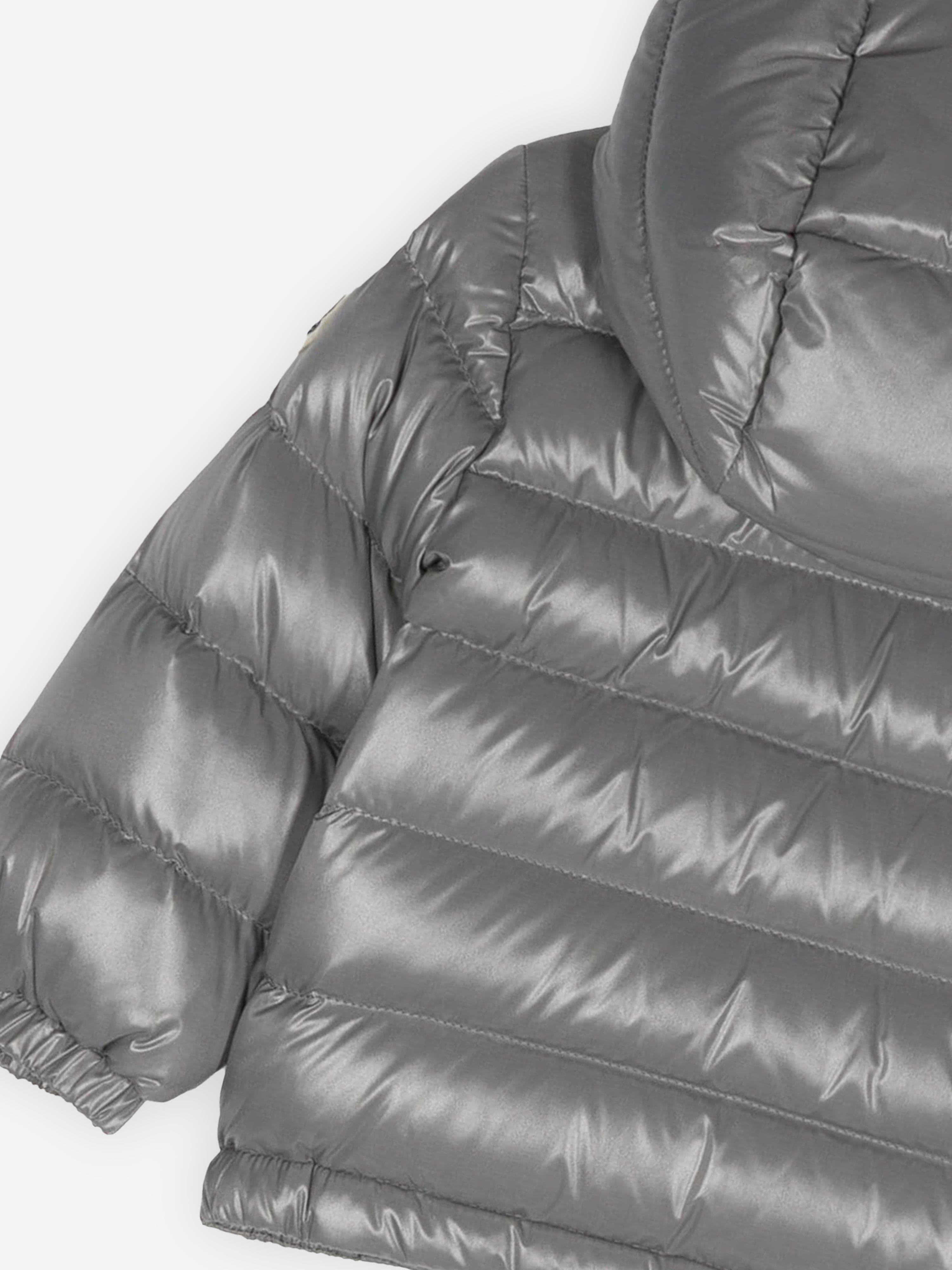 Moncler Enfant Baby Boys Down Padded New Aubert Jacket in Grey Clearance Low Pice Fee Shipping