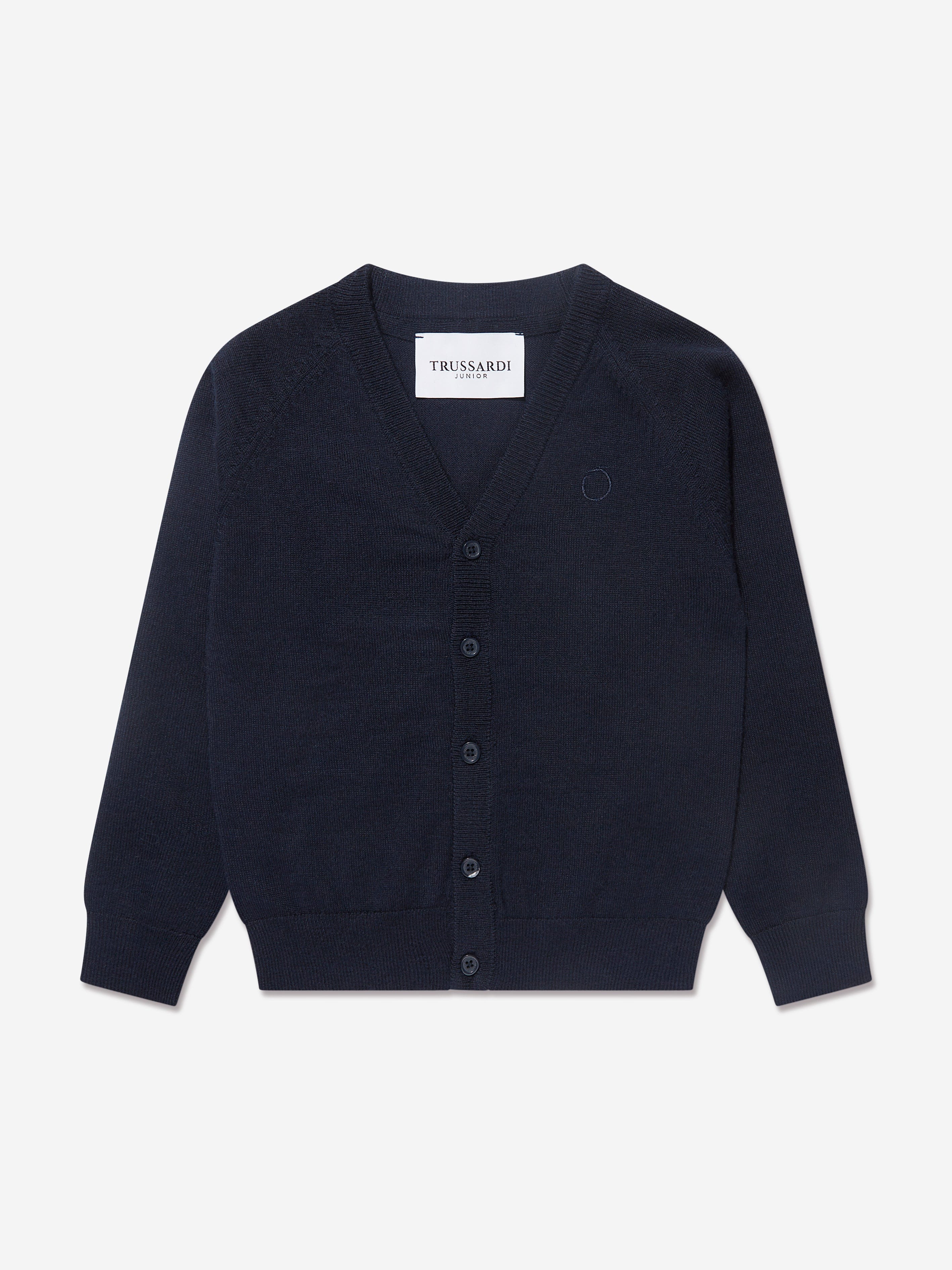 Trussardi Boys Menkent Cardigan in Navy 100% Original Sale Online