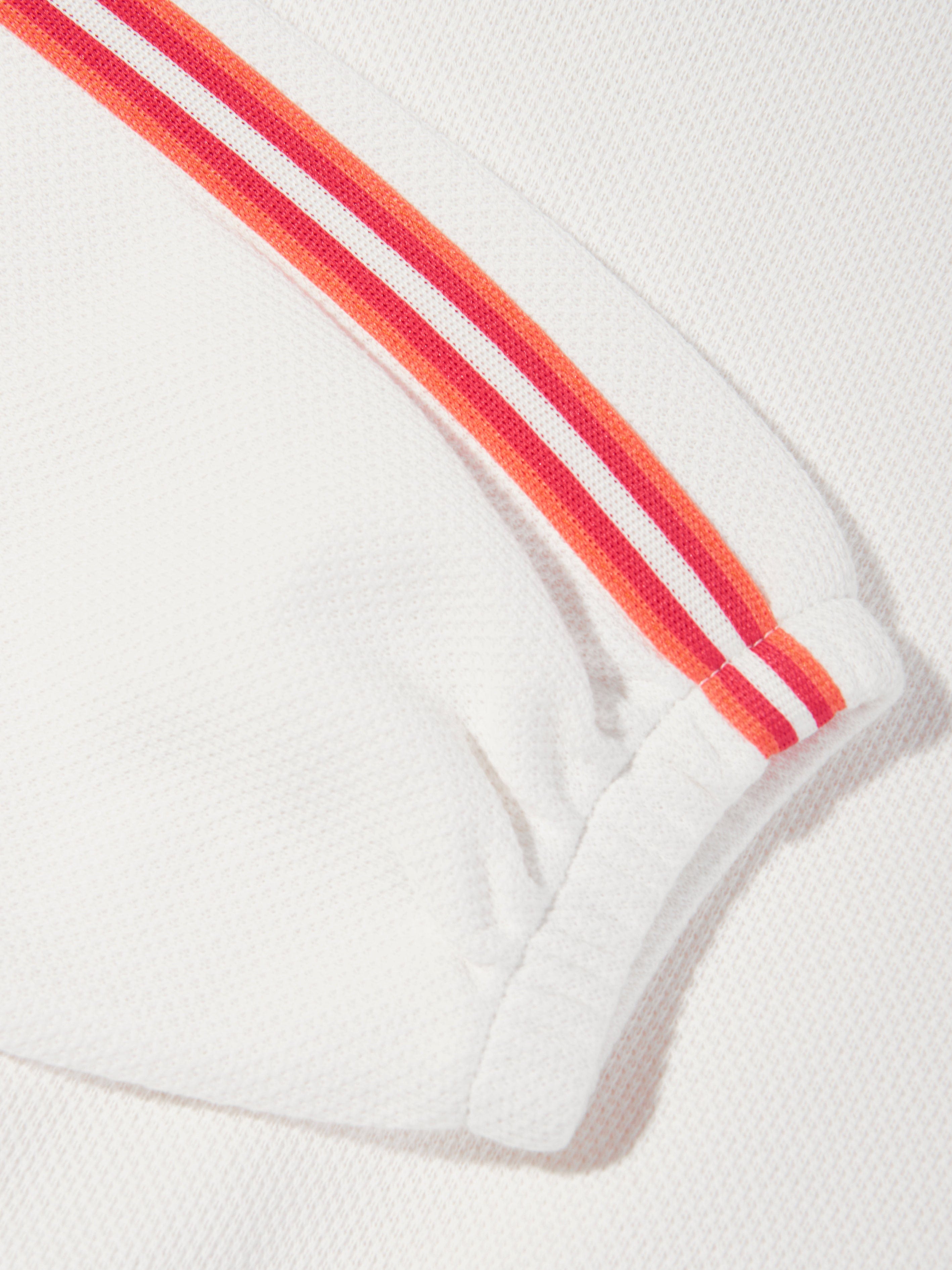 Emporio Armani Girls Logo Zip Up Top in White Original For Sale