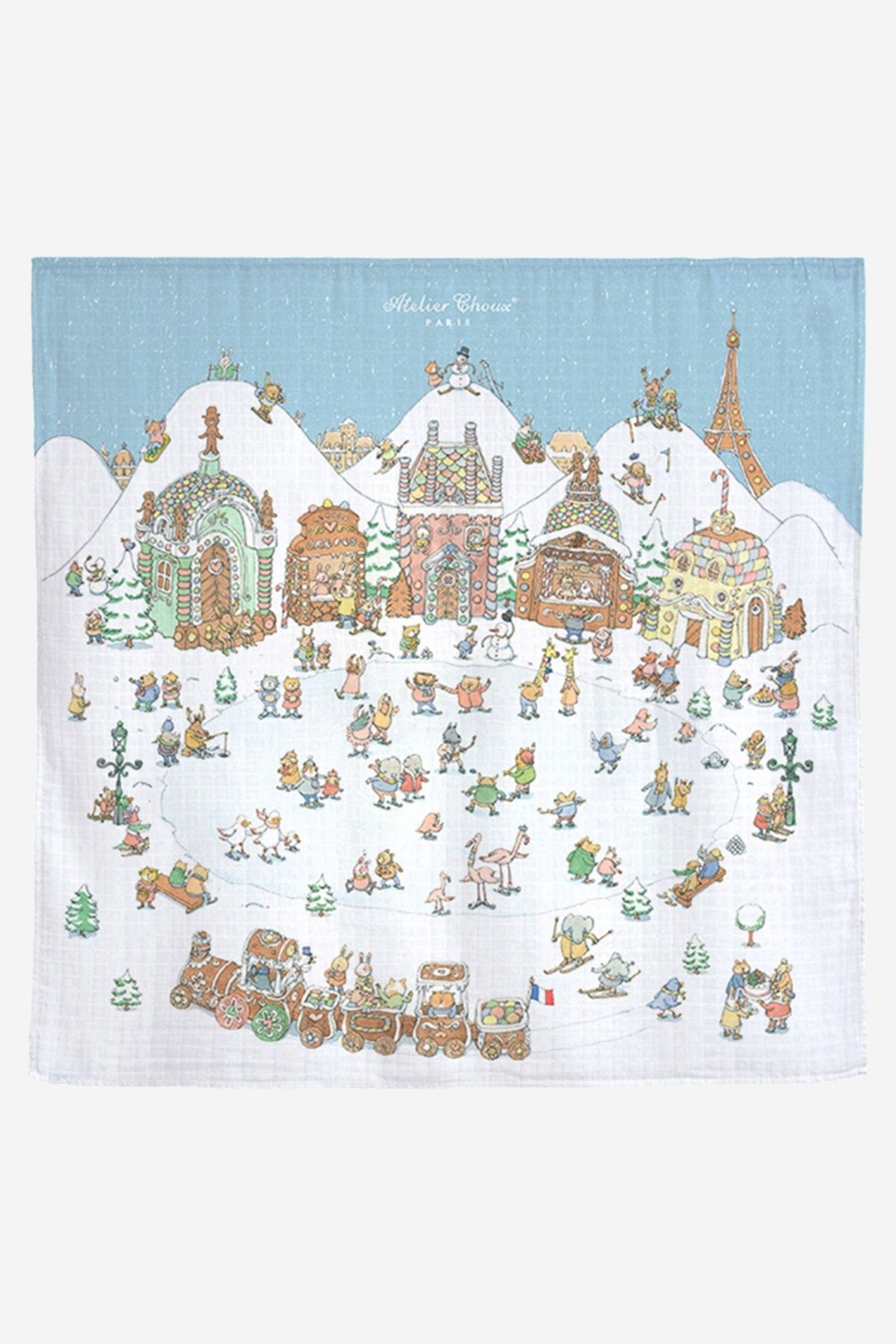 Atelier Choux Baby Winter Wonderland Swaddle Brand New Unisex Cheap Online