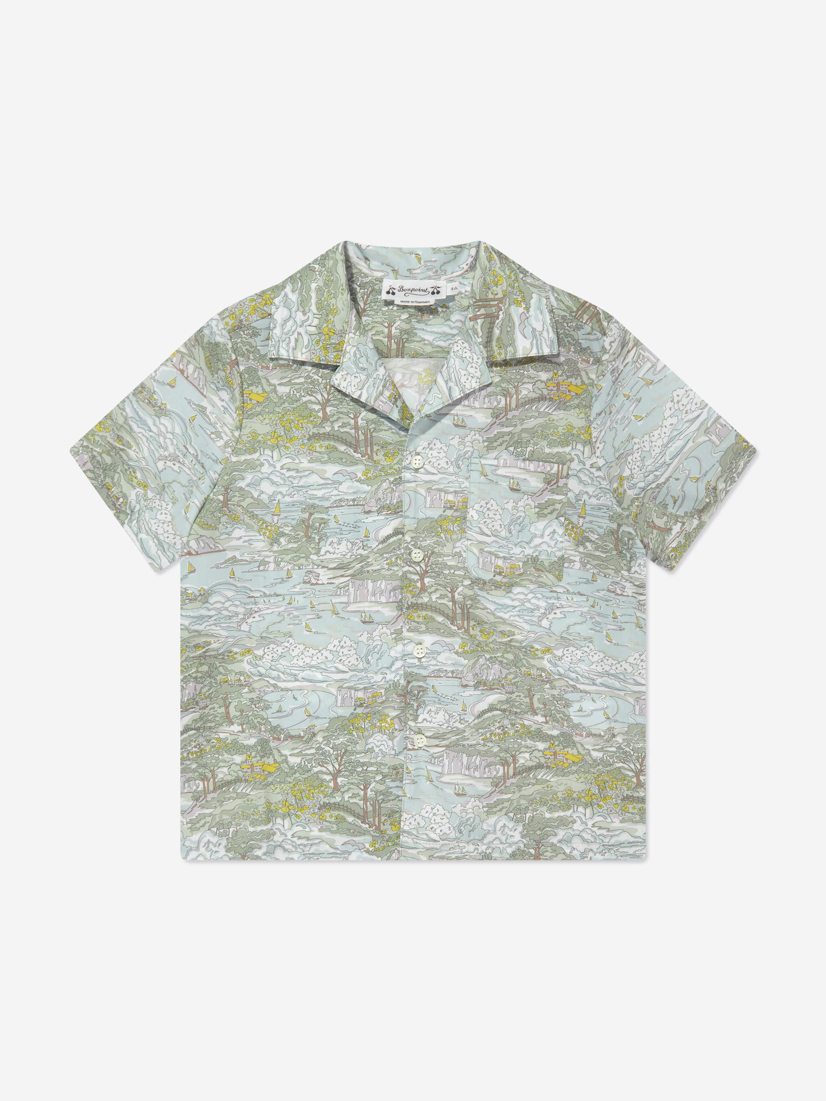 Bonpoint Boys Steve Shirt in Green Buy Cheap Wiki