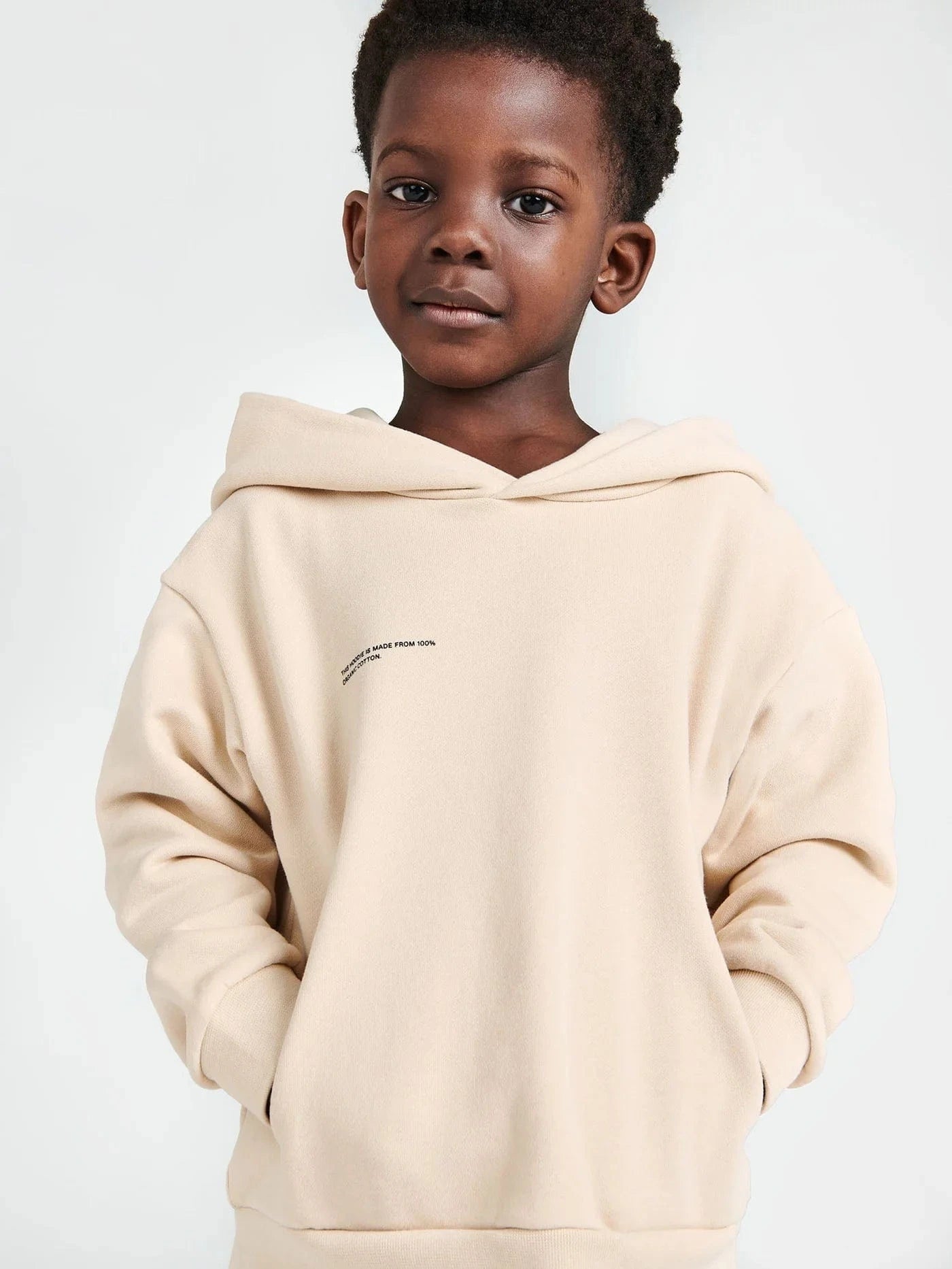 PANGAIA Kids 365 Midweight Hoodie in Beige Footlocker Pictures Online