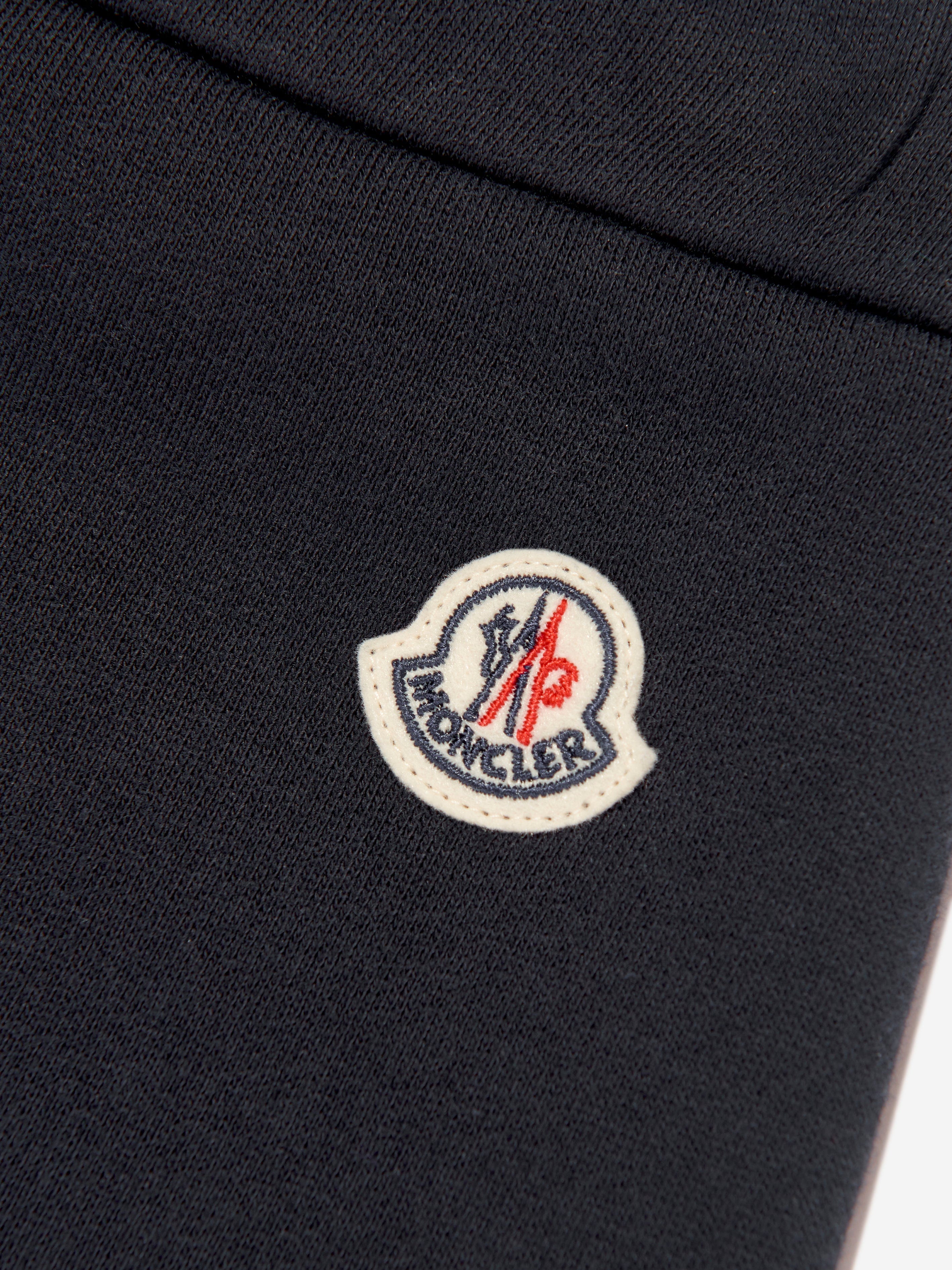 Moncler Enfant Boys Logo Joggers in Navy Discount Nicekicks