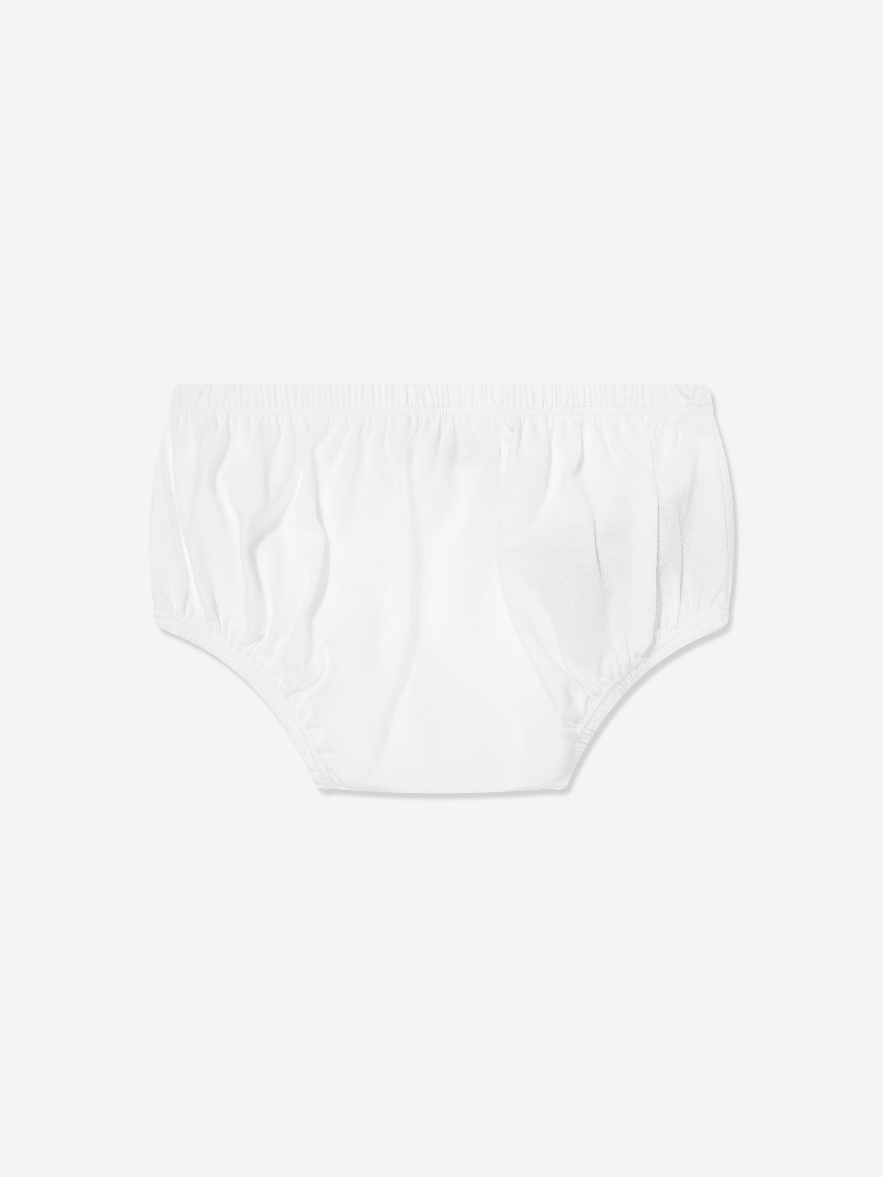 Balmain Baby Girls Logo Jersey Dress in White Cheap Pice Low Shipping Fee
