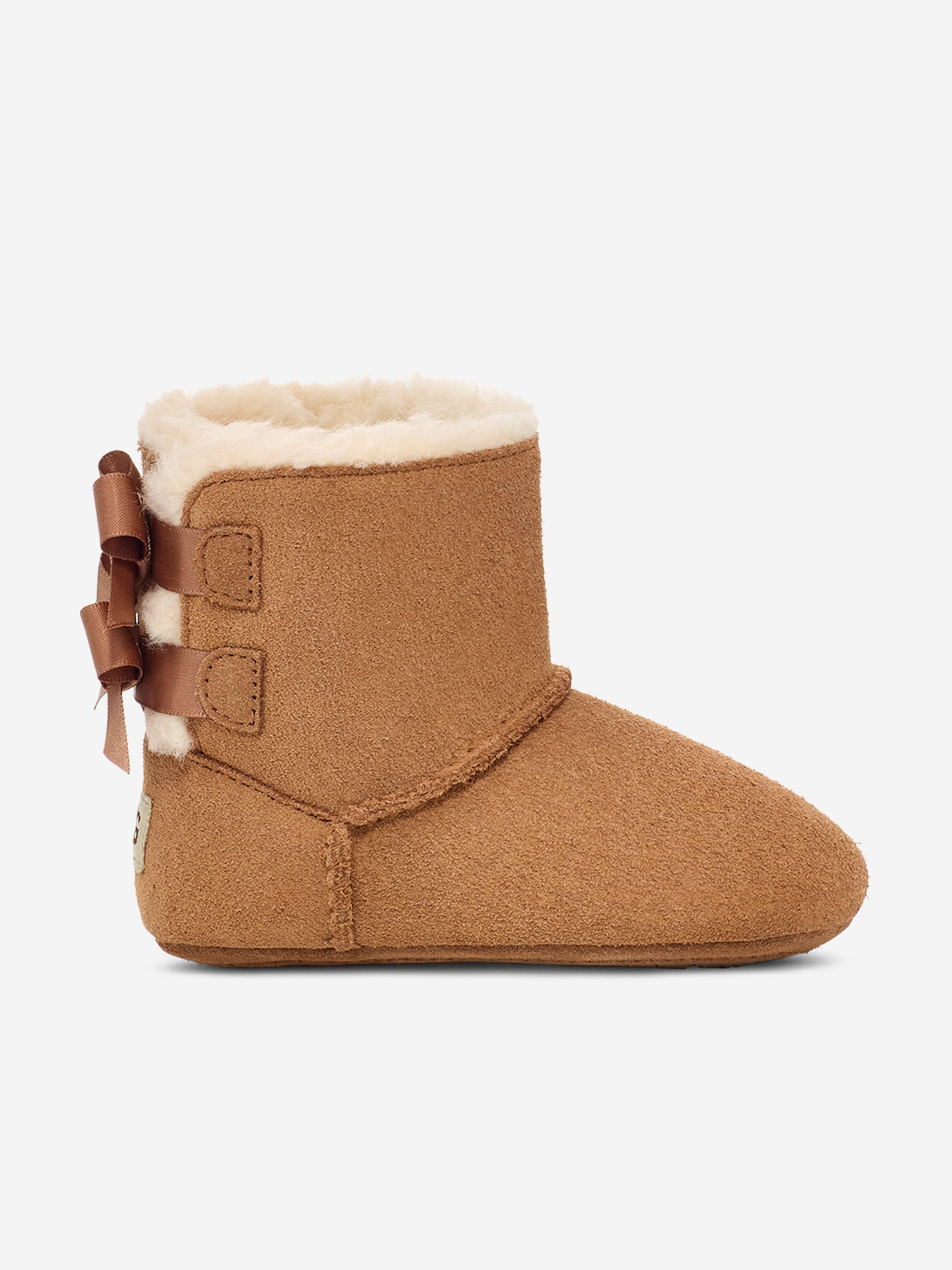 UGG Baby Girls Bailey Bow Boots in Brown Sale Original