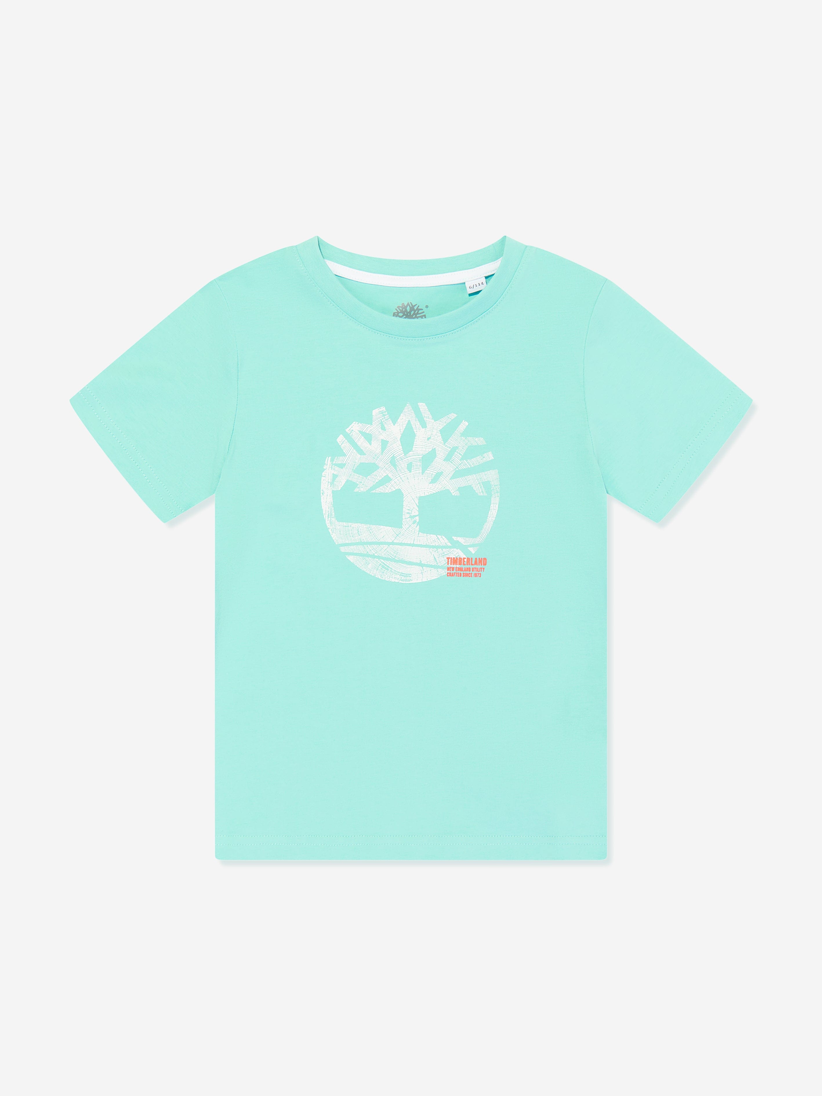Timberland Boys Logo Print T-Shirt in Blue Tumblr Cheap Pice