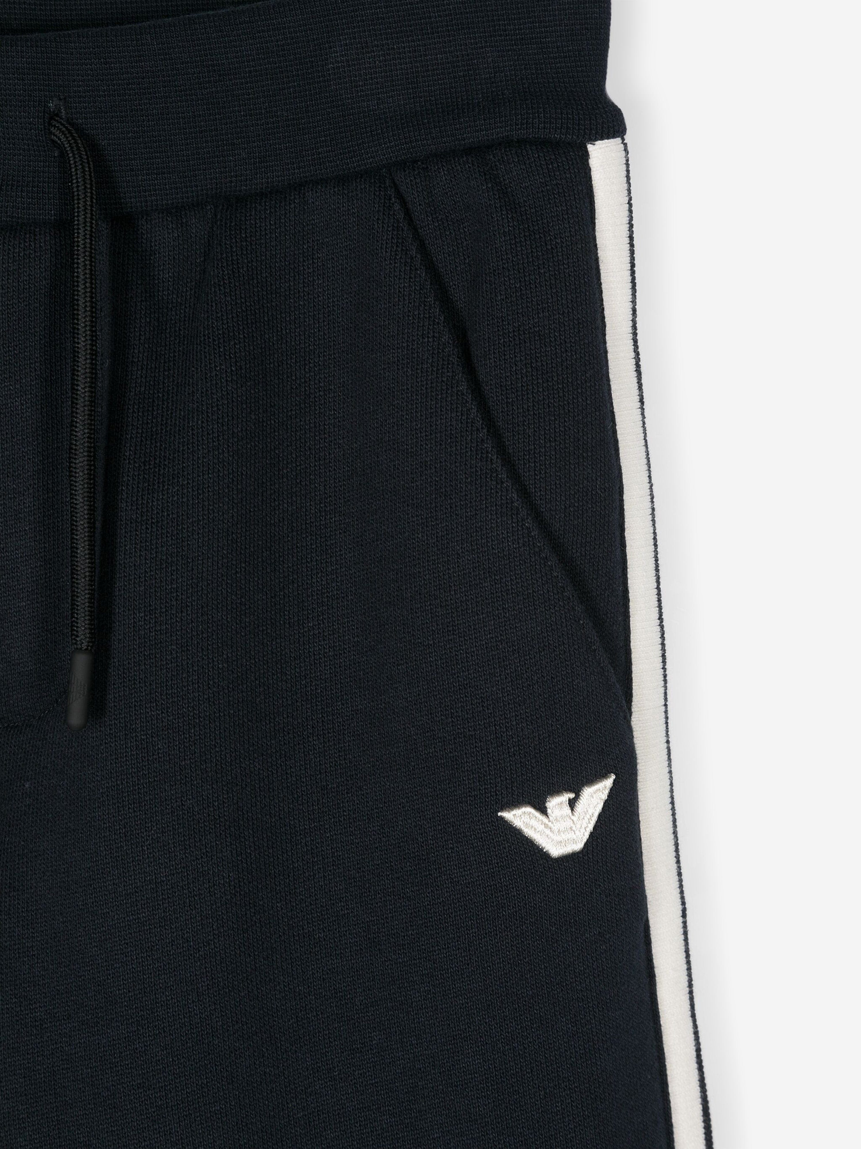 Emporio Armani Boys Logo Joggers in Navy Sale Browse