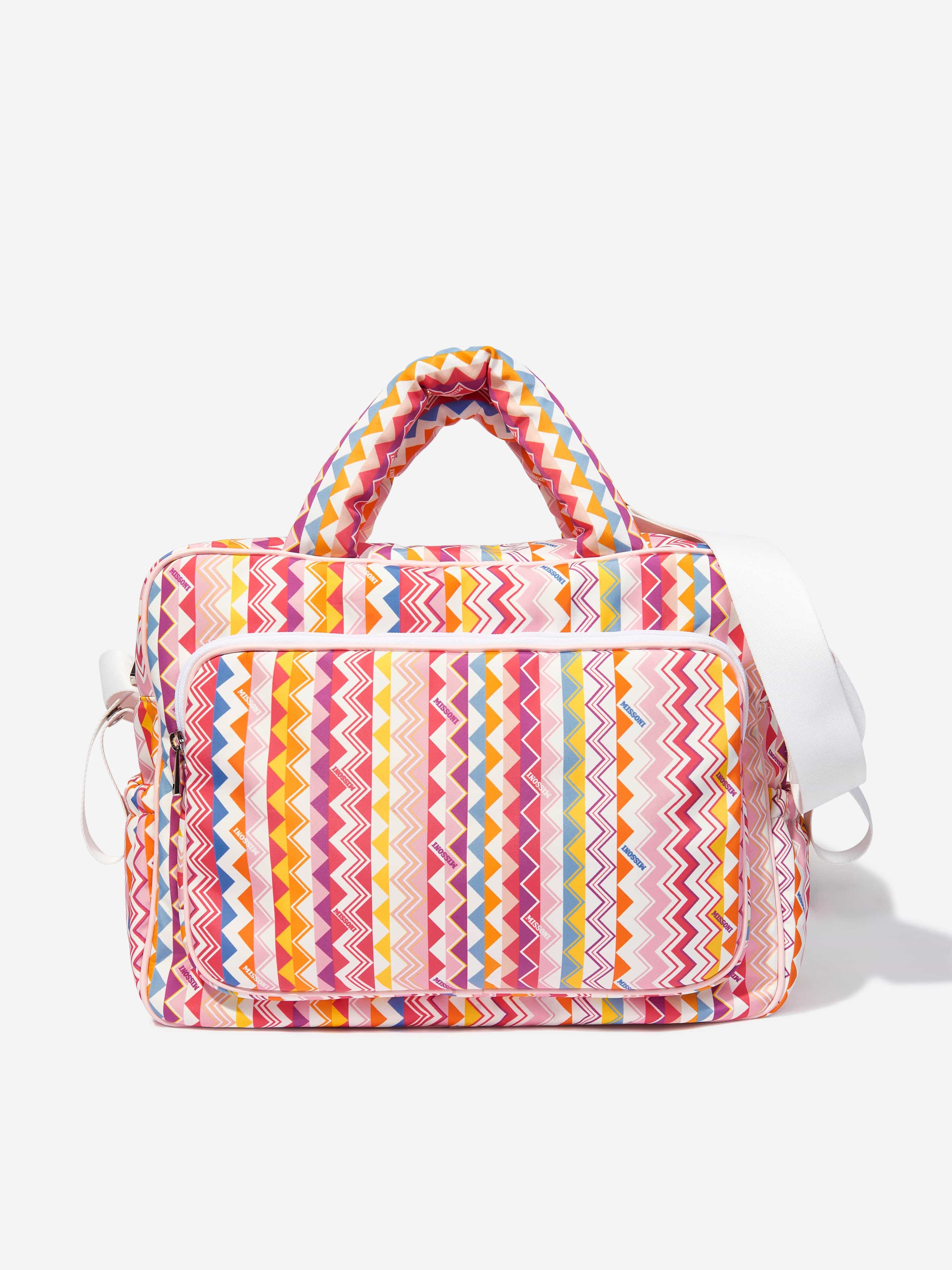 Baby Zigzag Changing Bag in Pink (35cm) Outlet Low Pice