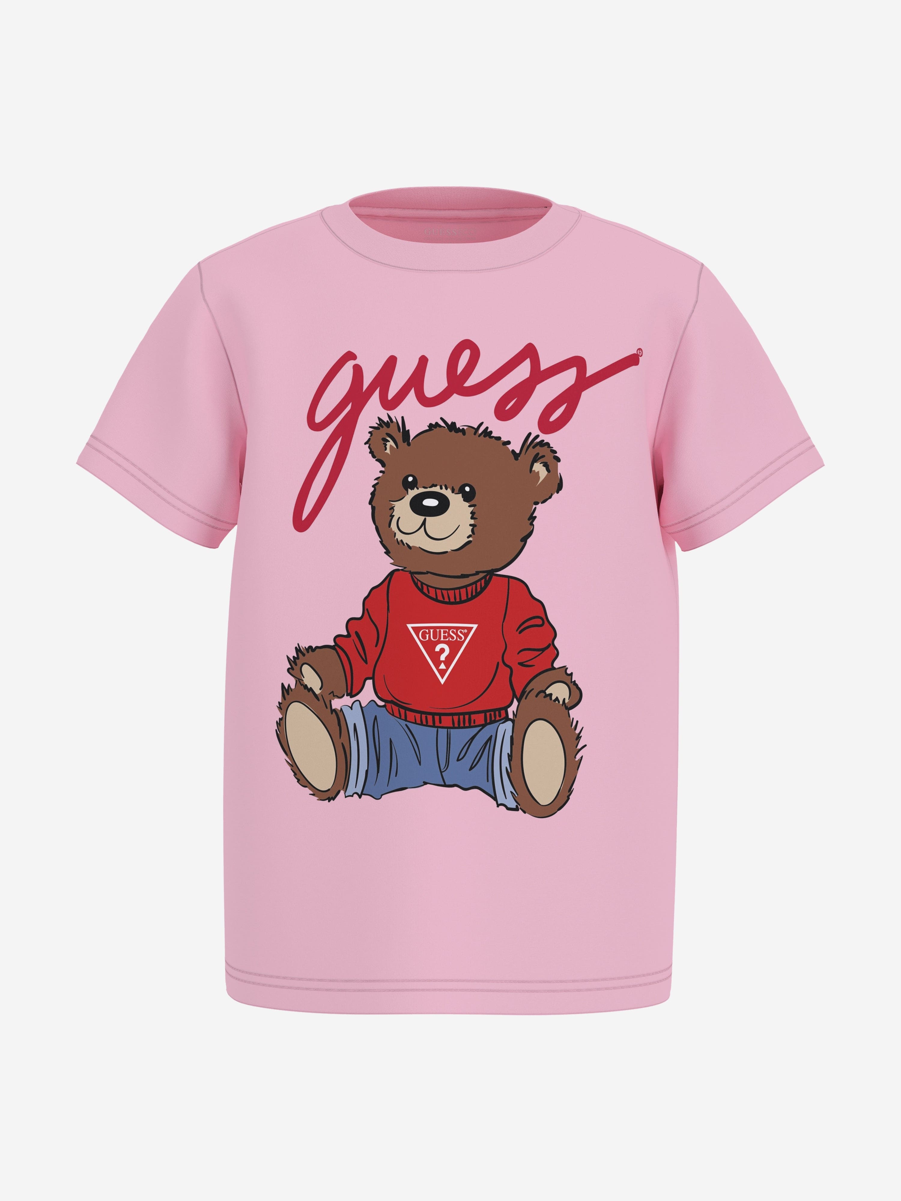 Girls Teddy Bear T-Shirt in Pink Cheap Websites