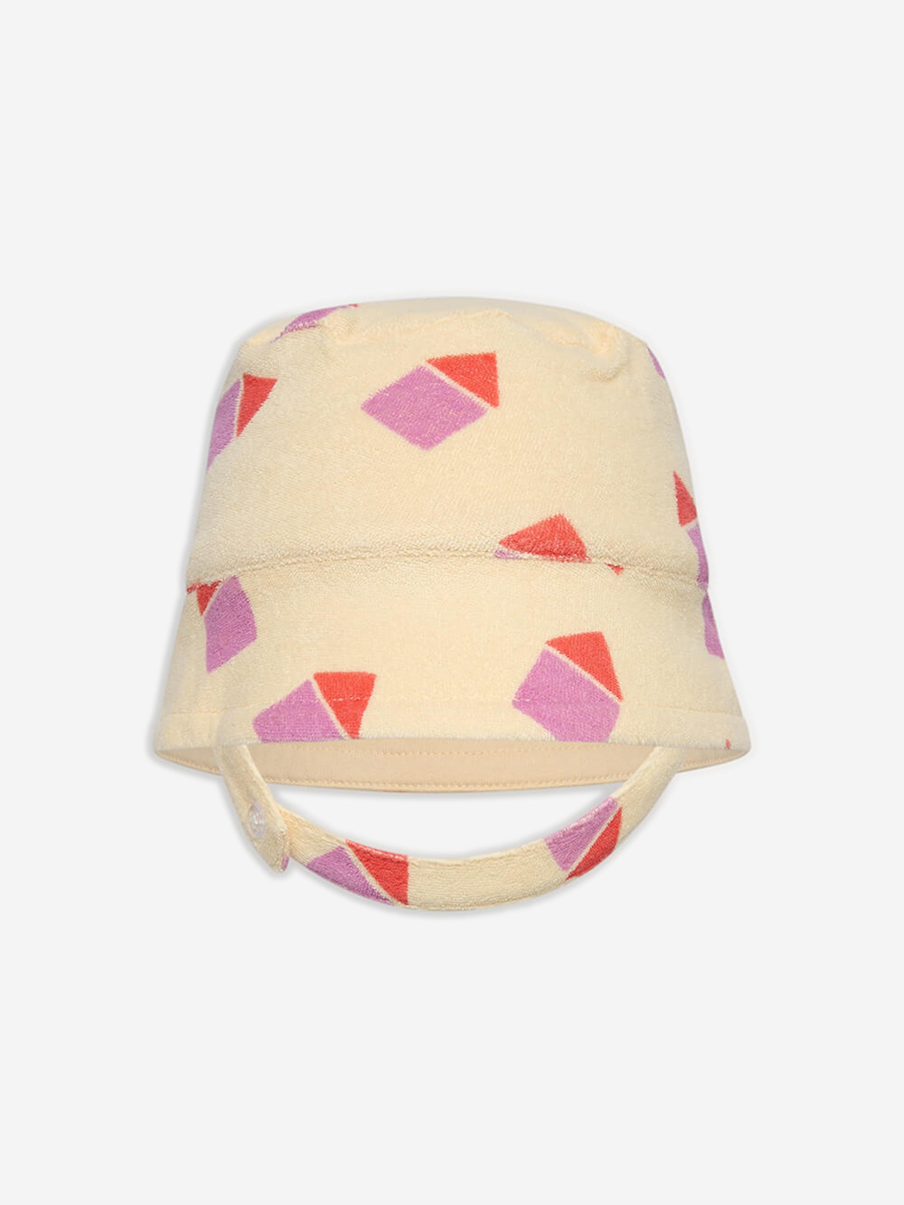 The Bonnie Mob Girls Beach Hut Sun Hat in Ivory Buy Cheap Explore