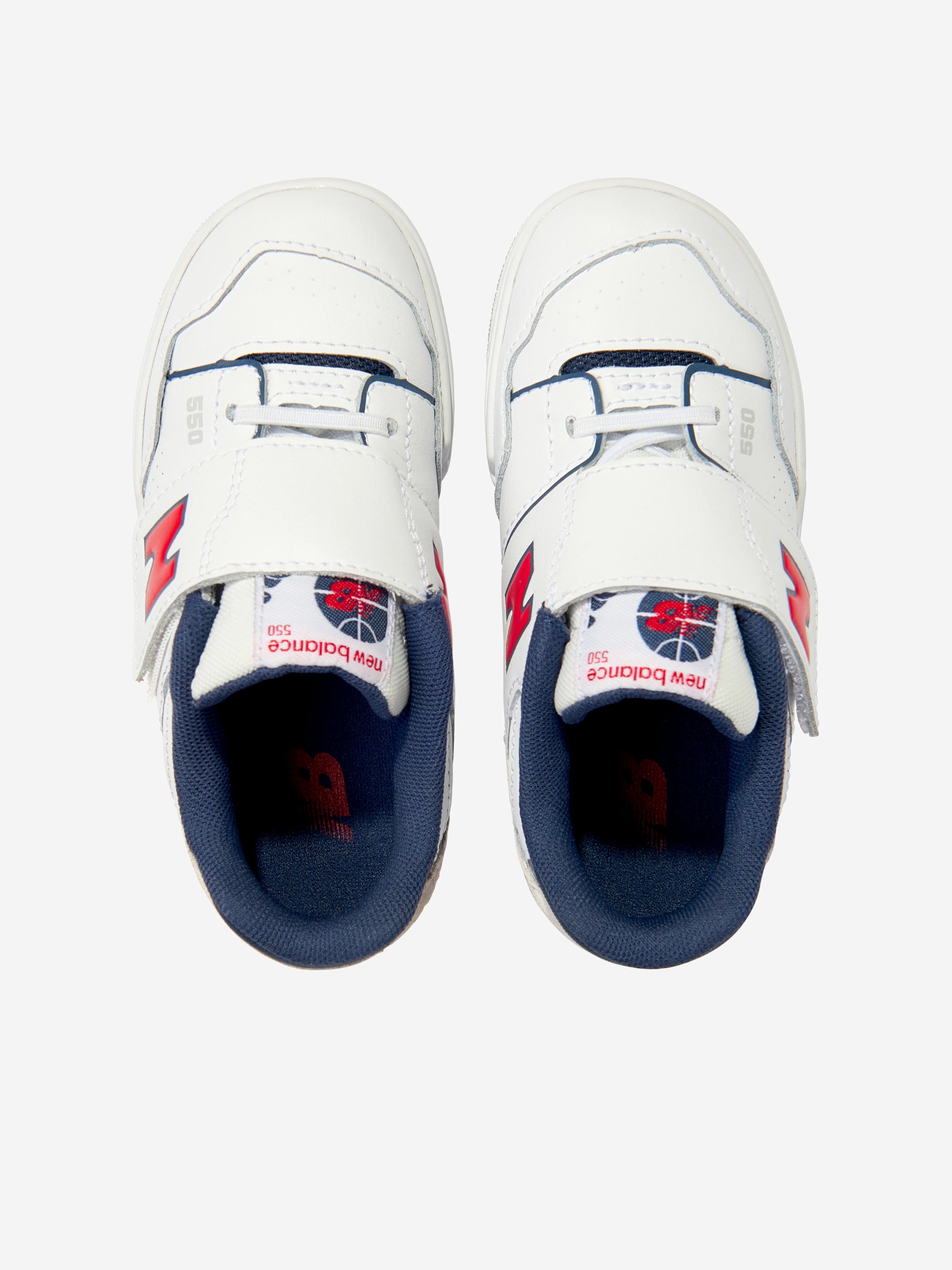 New Balance Kids B550 Trainers in White Cheapest Sale Online
