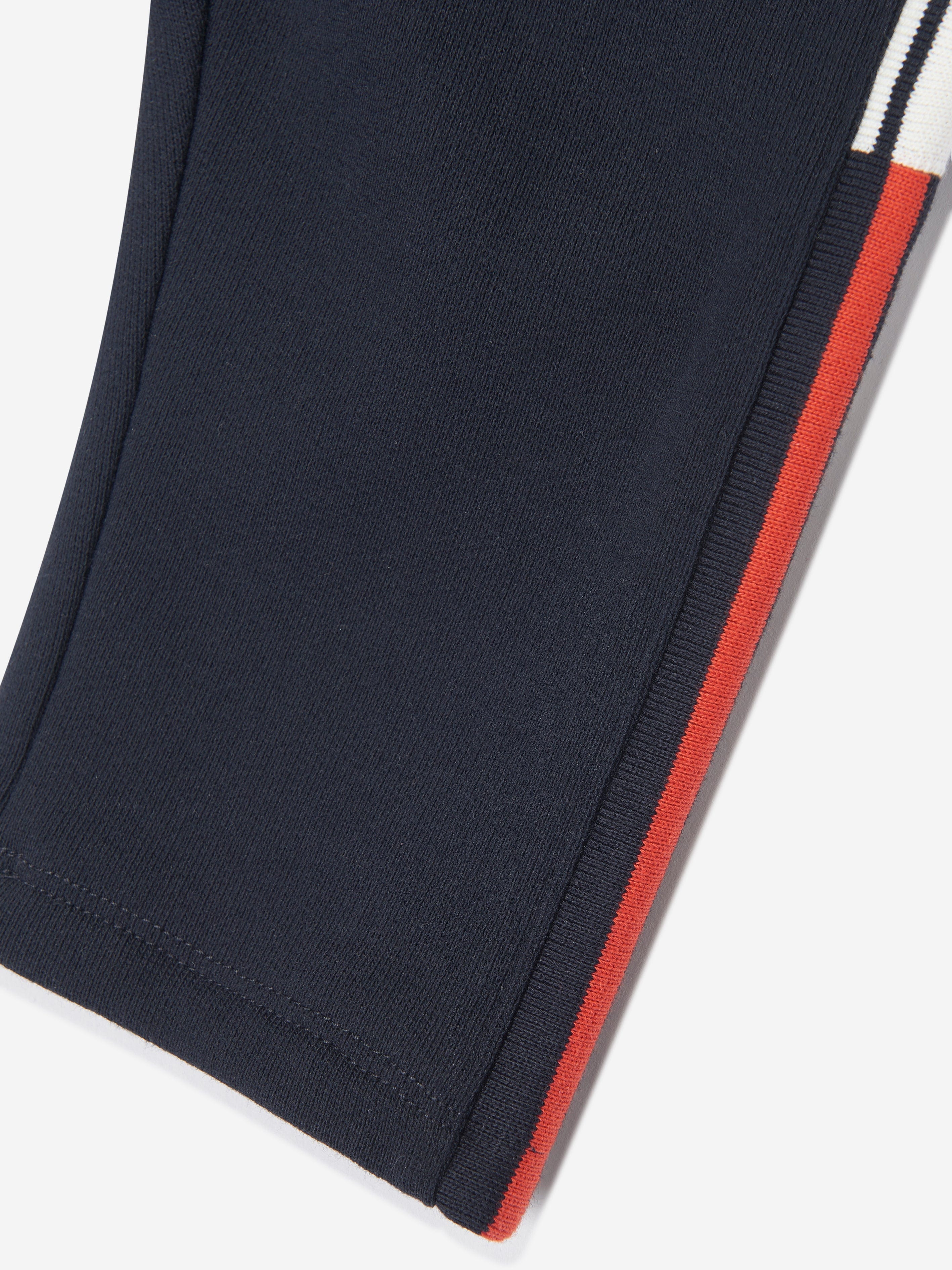 Emporio Armani Baby Boys Logo Jogtgers in Navy With Paypal Free Shipping