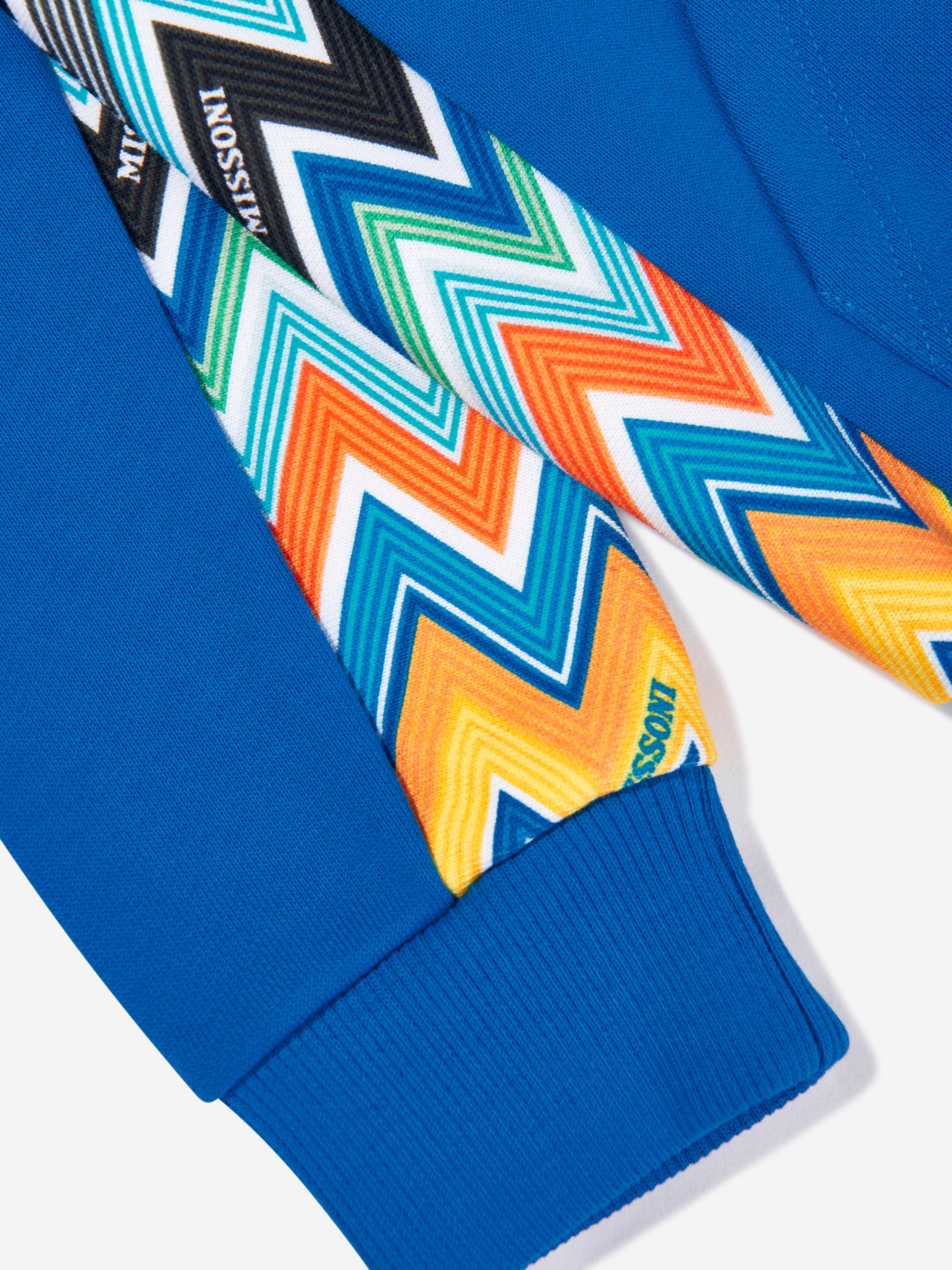 Boys Zigzag Zip Up Top in Blue Best Seller For Sale