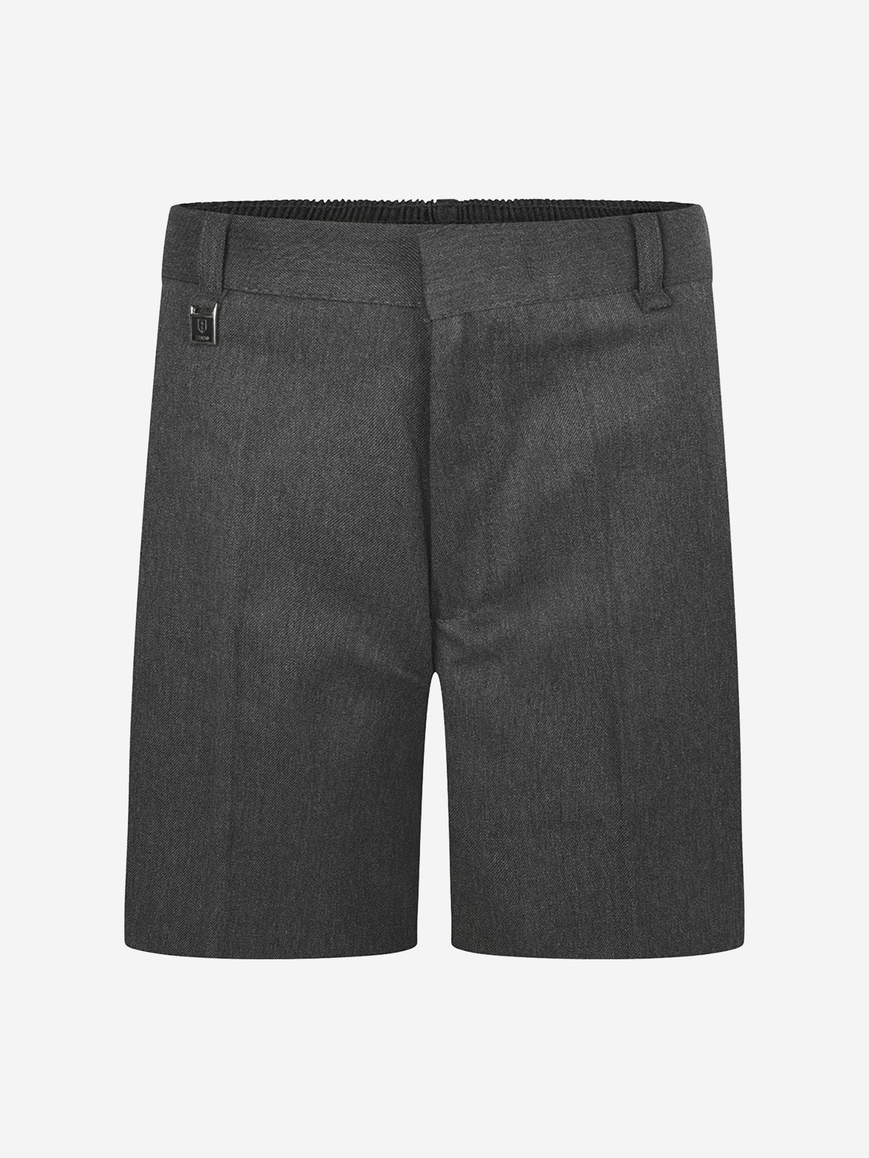 Zeco Kids School Sturdy Fit Shorts in Grey Low Pice Fee Shipping Online