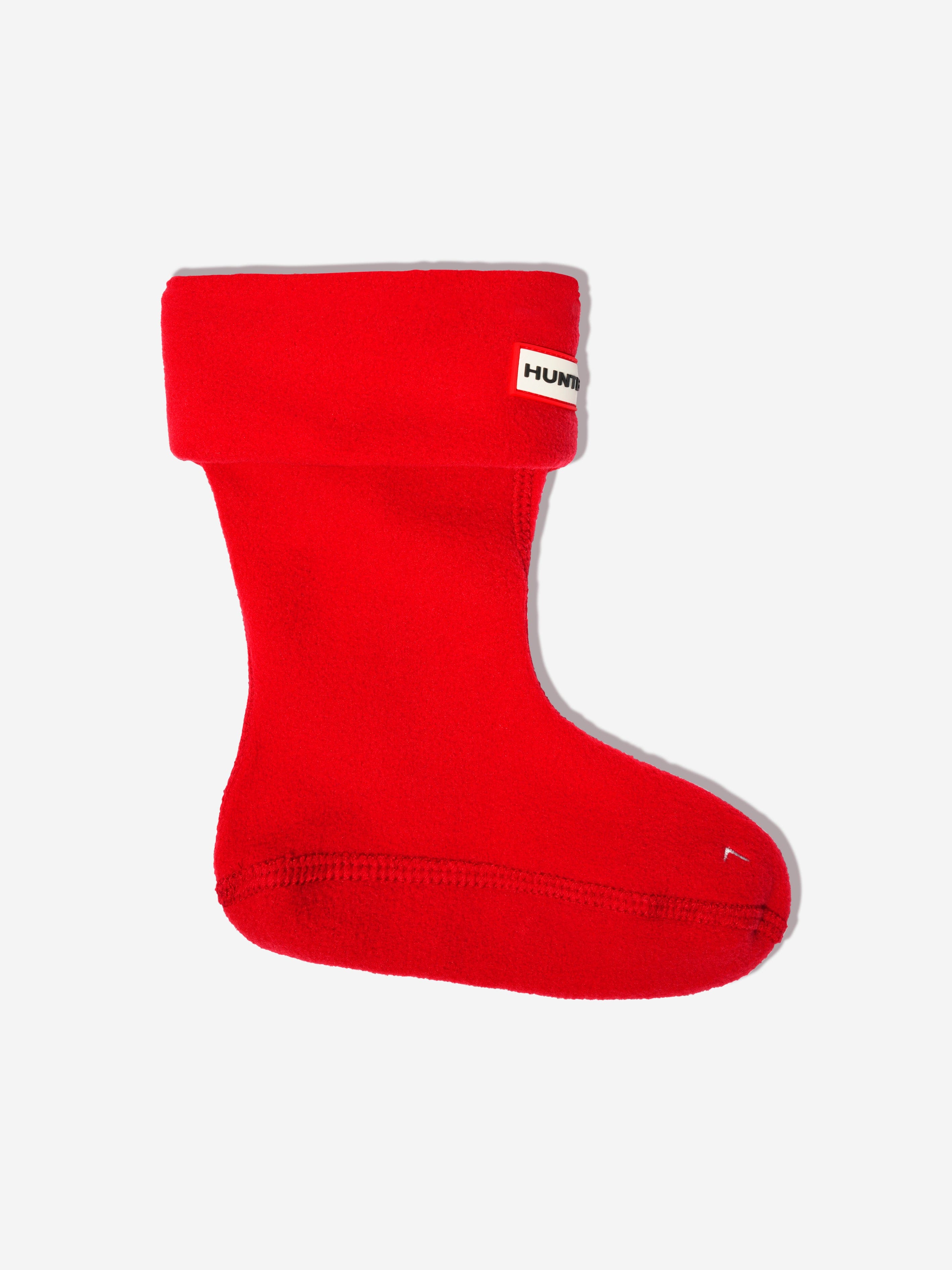 Hunter Kids Recycled Fleece Boot Socks in Yellow Visa Payment Cheap Pice