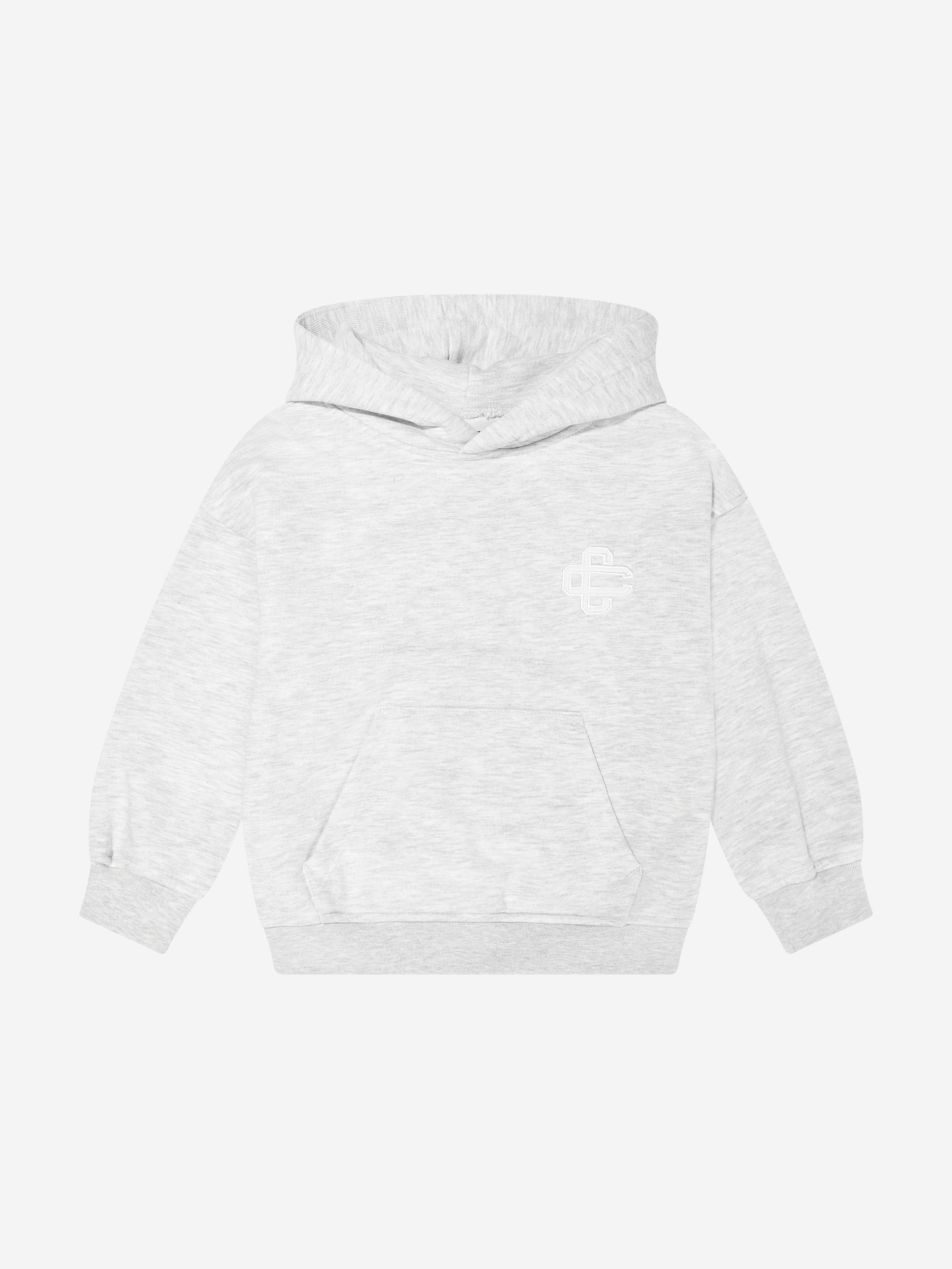The Couture Club Kids Emblem Applique Hoodie in Grey Clearance Supply