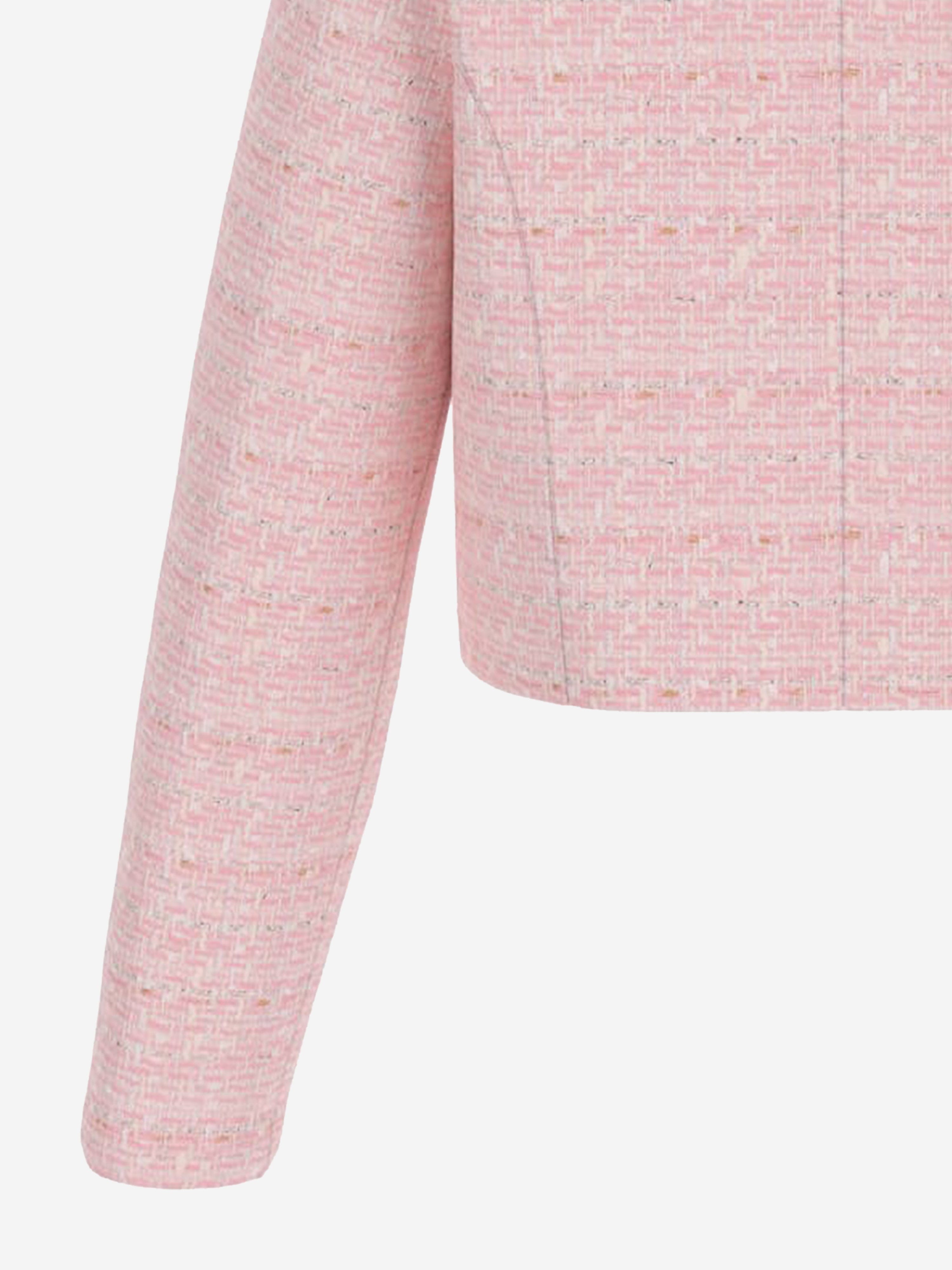 Girls Tweed Jacket in Pink Visit