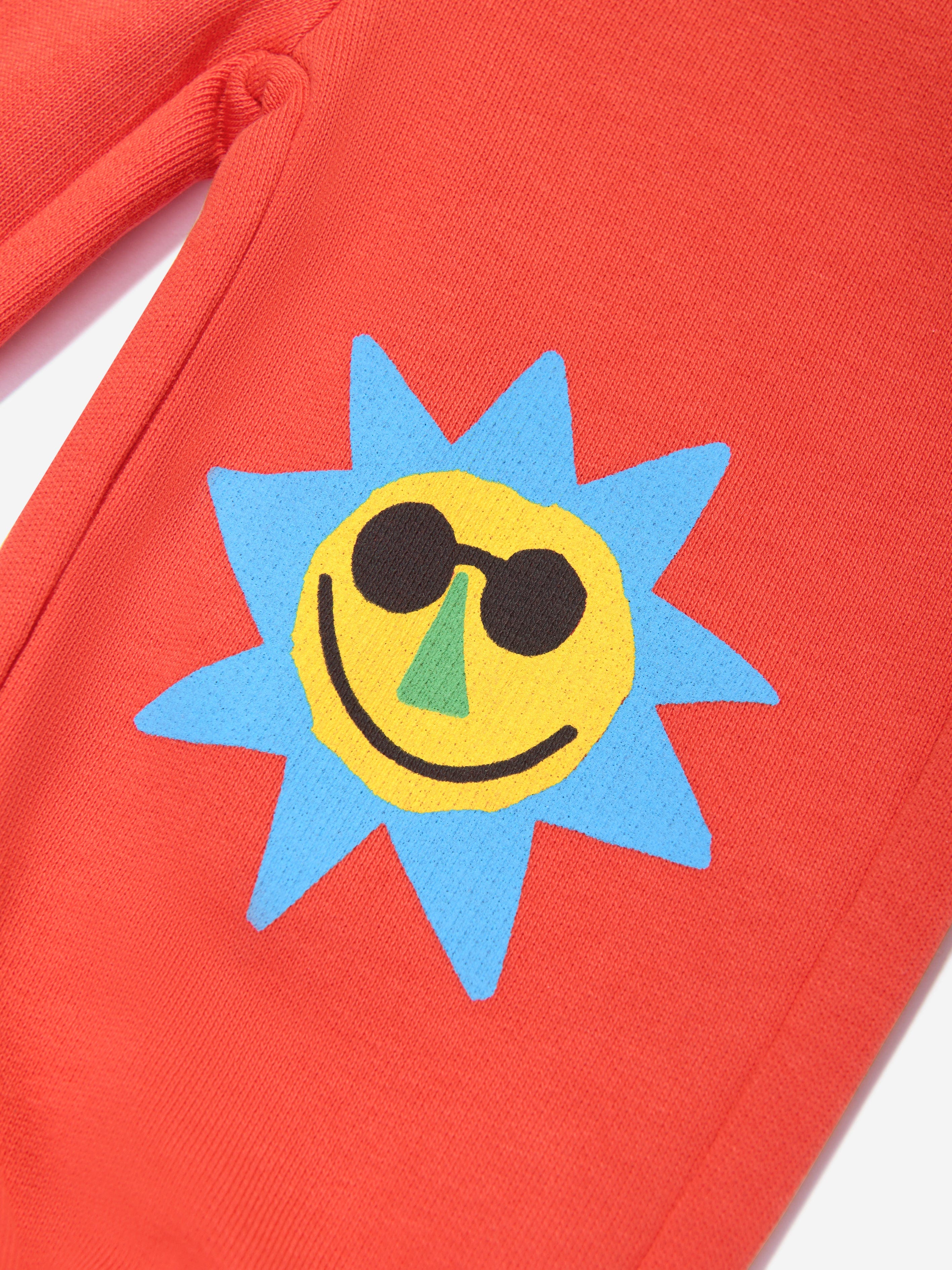 Stella McCartney Baby Boys Sunshine Joggers in Red Reliable For Sale