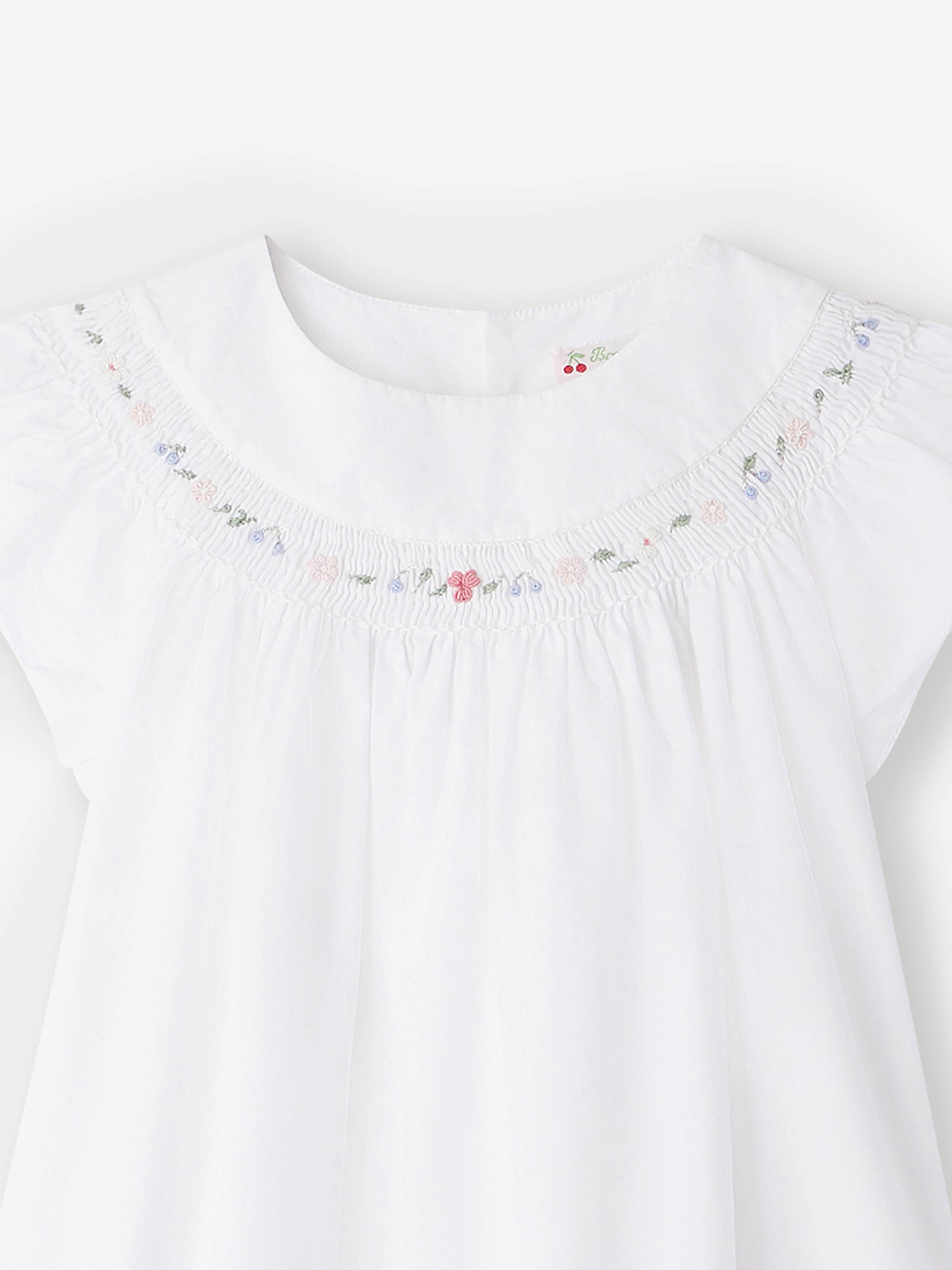 Bonpoint Girls Fillys Blouse in White Websites For Sale