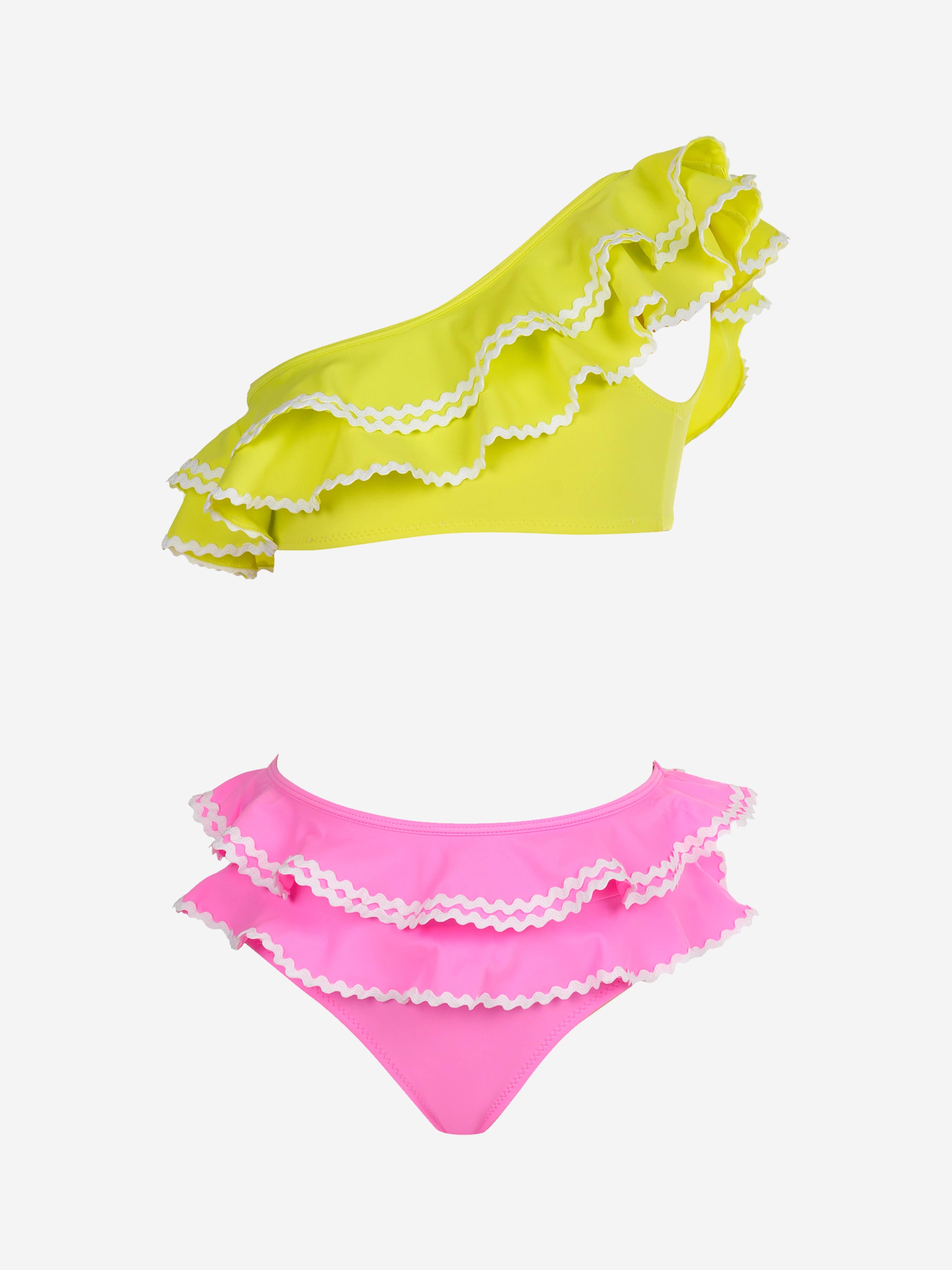 Girls Aurelia Bikini in Yellow Outlet The Cheapest