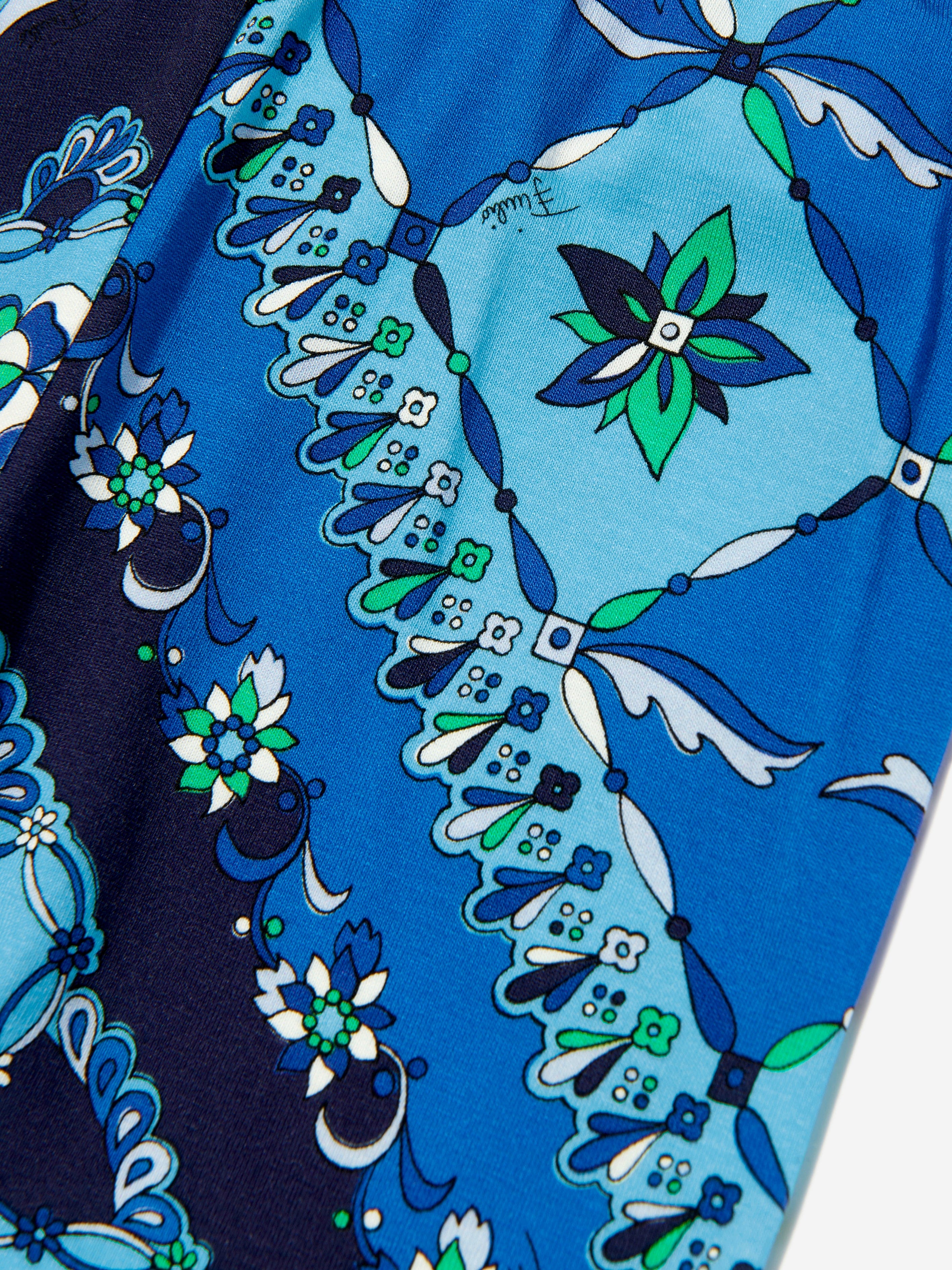 Girls Festa Print Leggings in Blue Cheap Extremely