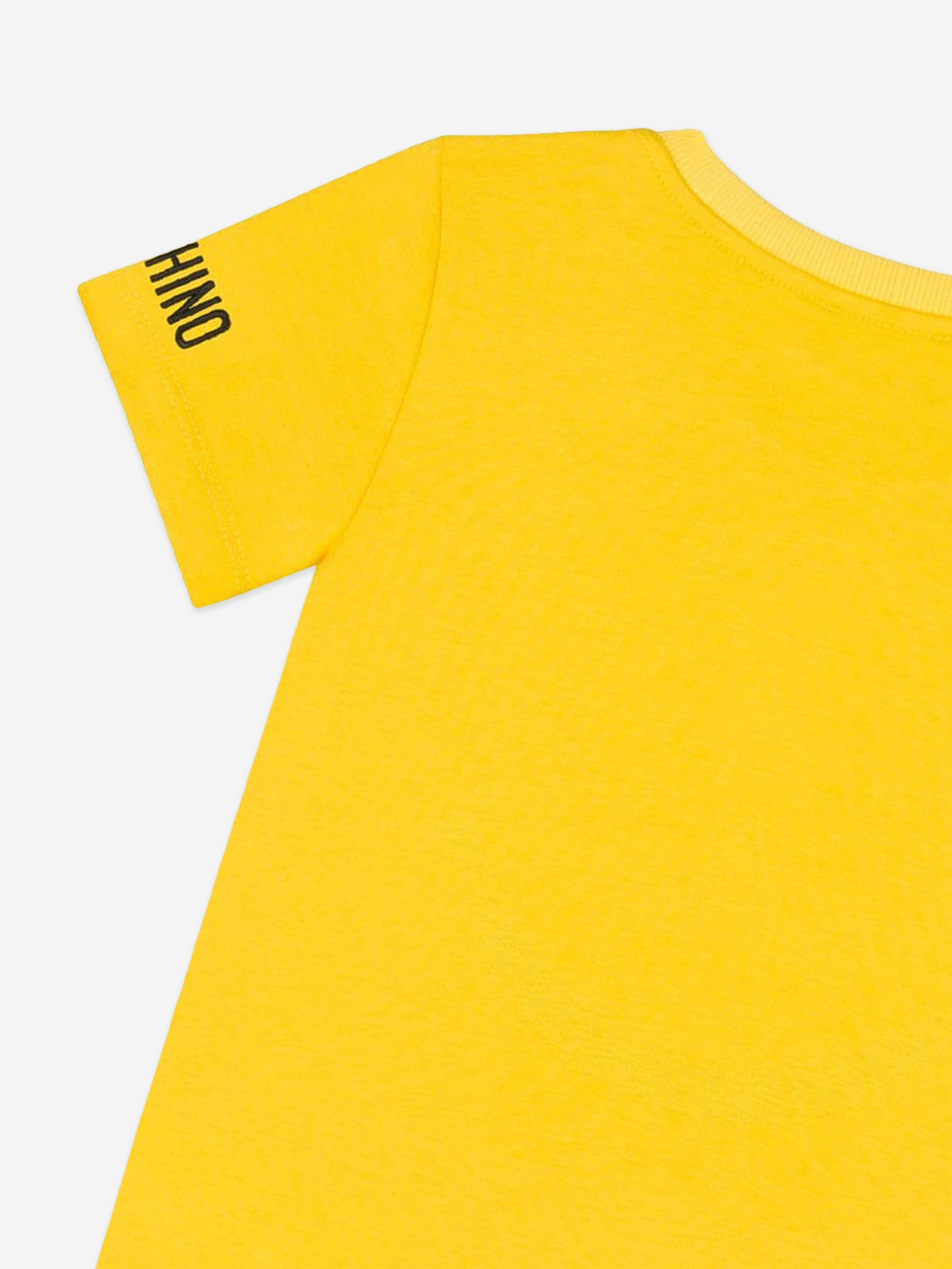 Moschino Kids Smiley Face T-Shirt in Yellow Order Cheap Pice
