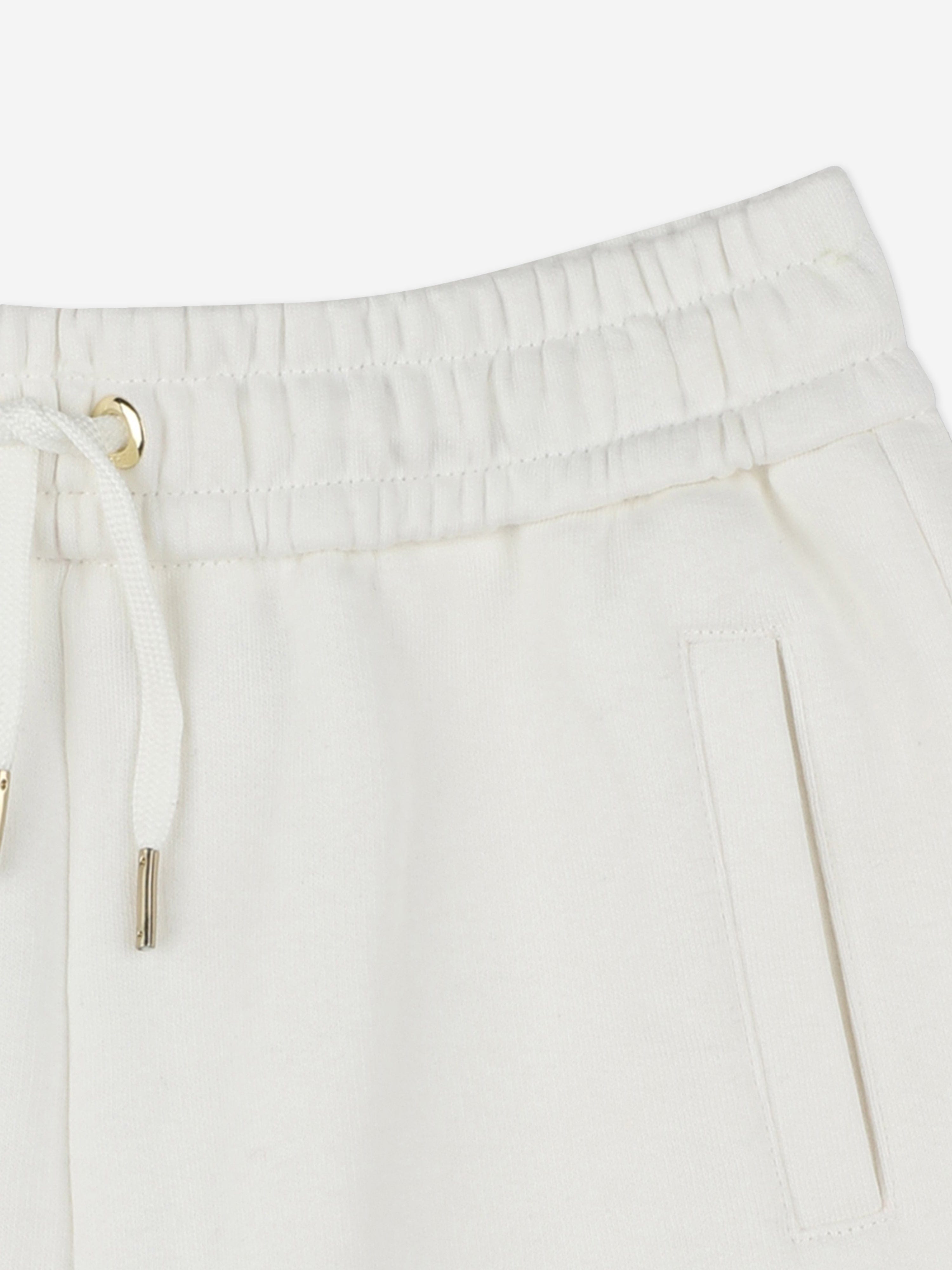 Chlo¨¦ Girls French Terry Shorts in Ivory Cheap Tumblr