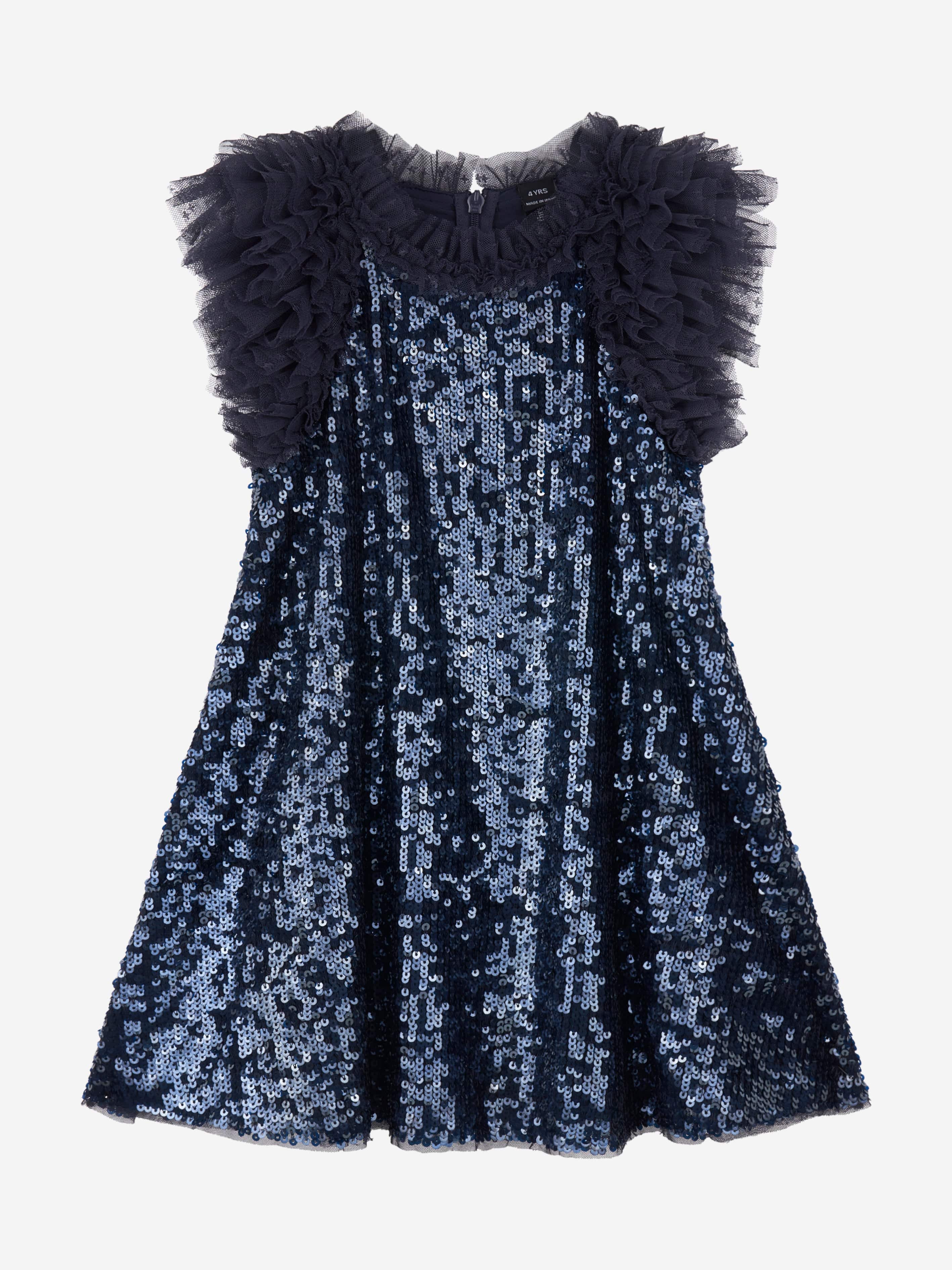 Needle & Thread Girls Stephanie Dress in Navy How Much