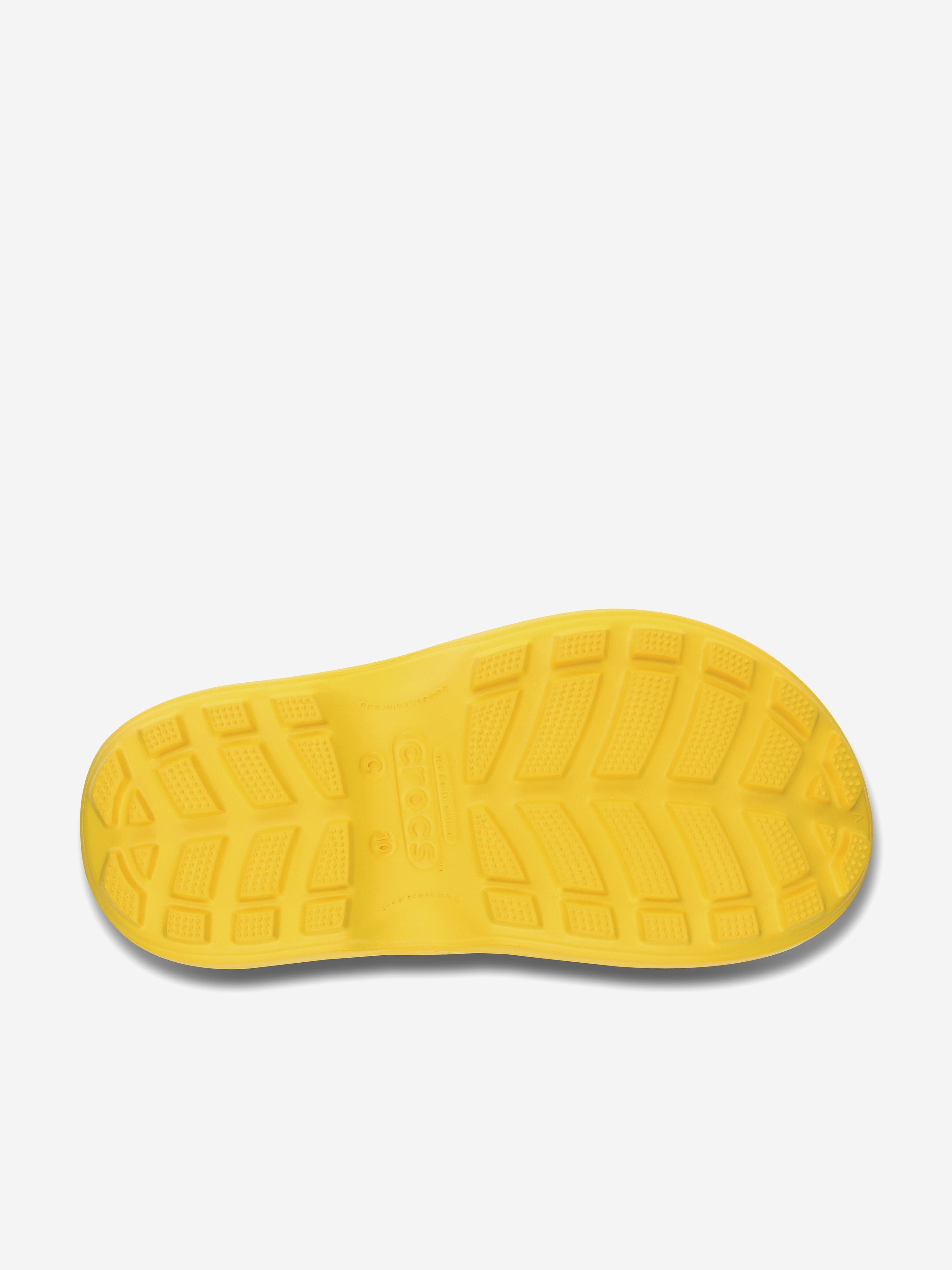 Crocs Kids Handle It Rain Boots in Yellow Outlet Reliable