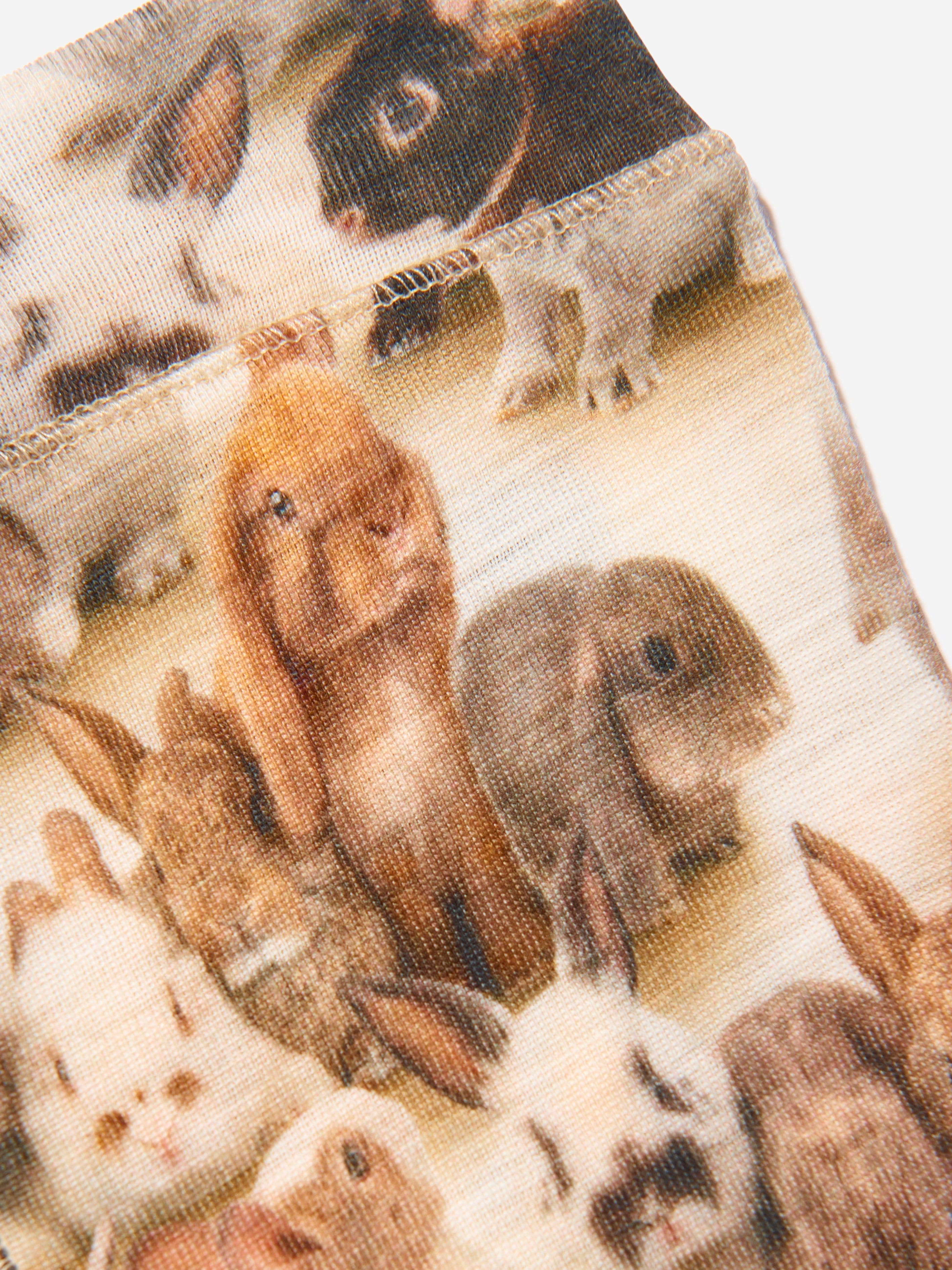 Molo Kids Rabbit Leggings in Beige Footlocker Pictures Online