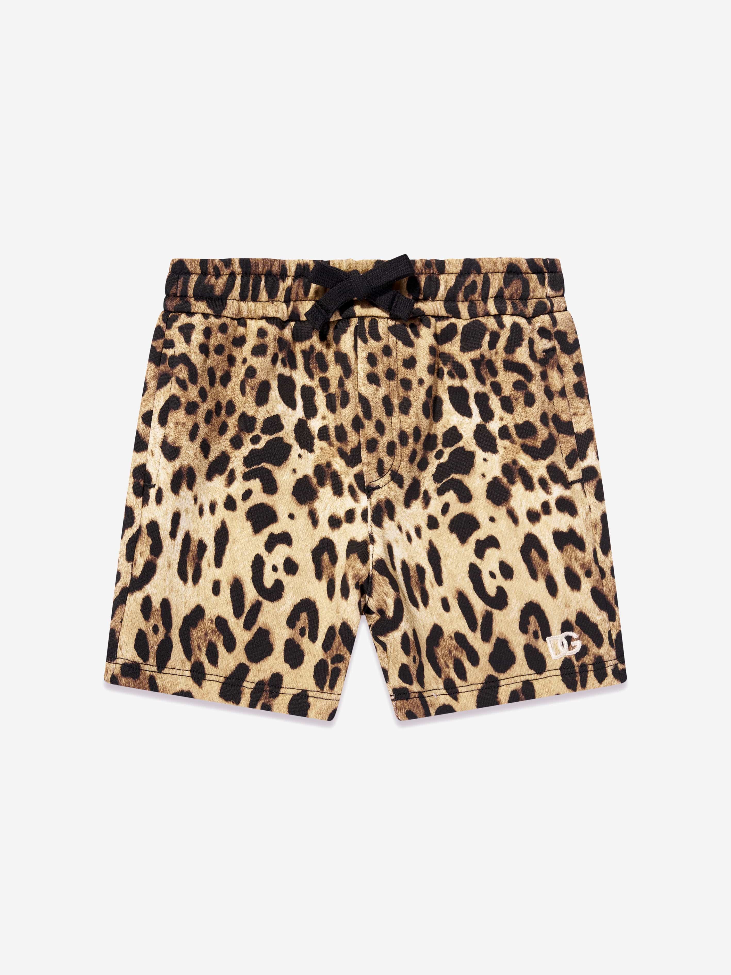 Dolce & Gabbana Baby Girls Leopard Shorts in Beige Clearance Best Store To Get