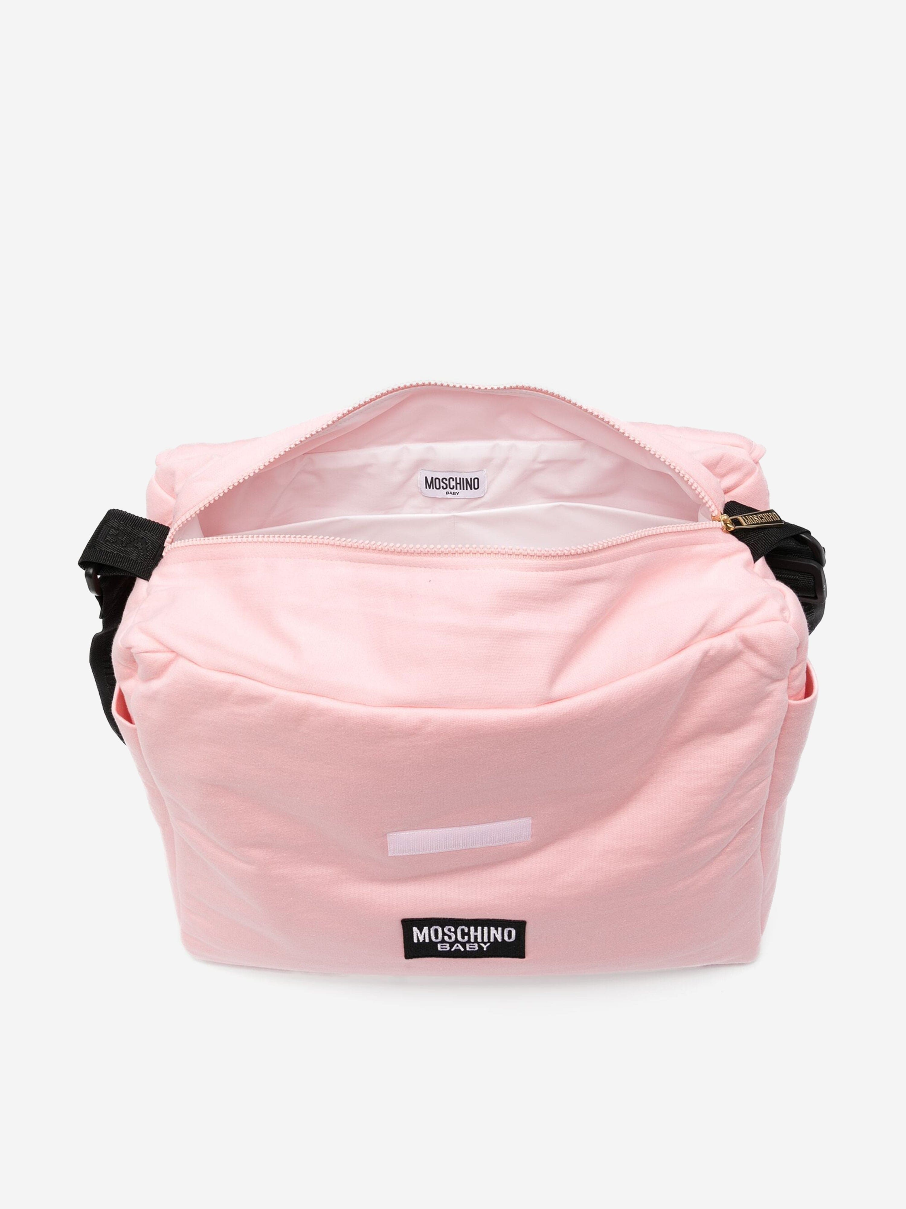 Moschino Baby Girls Bear Logo Changing Bag in Pink (60cm) With Mastercard Cheap Online
