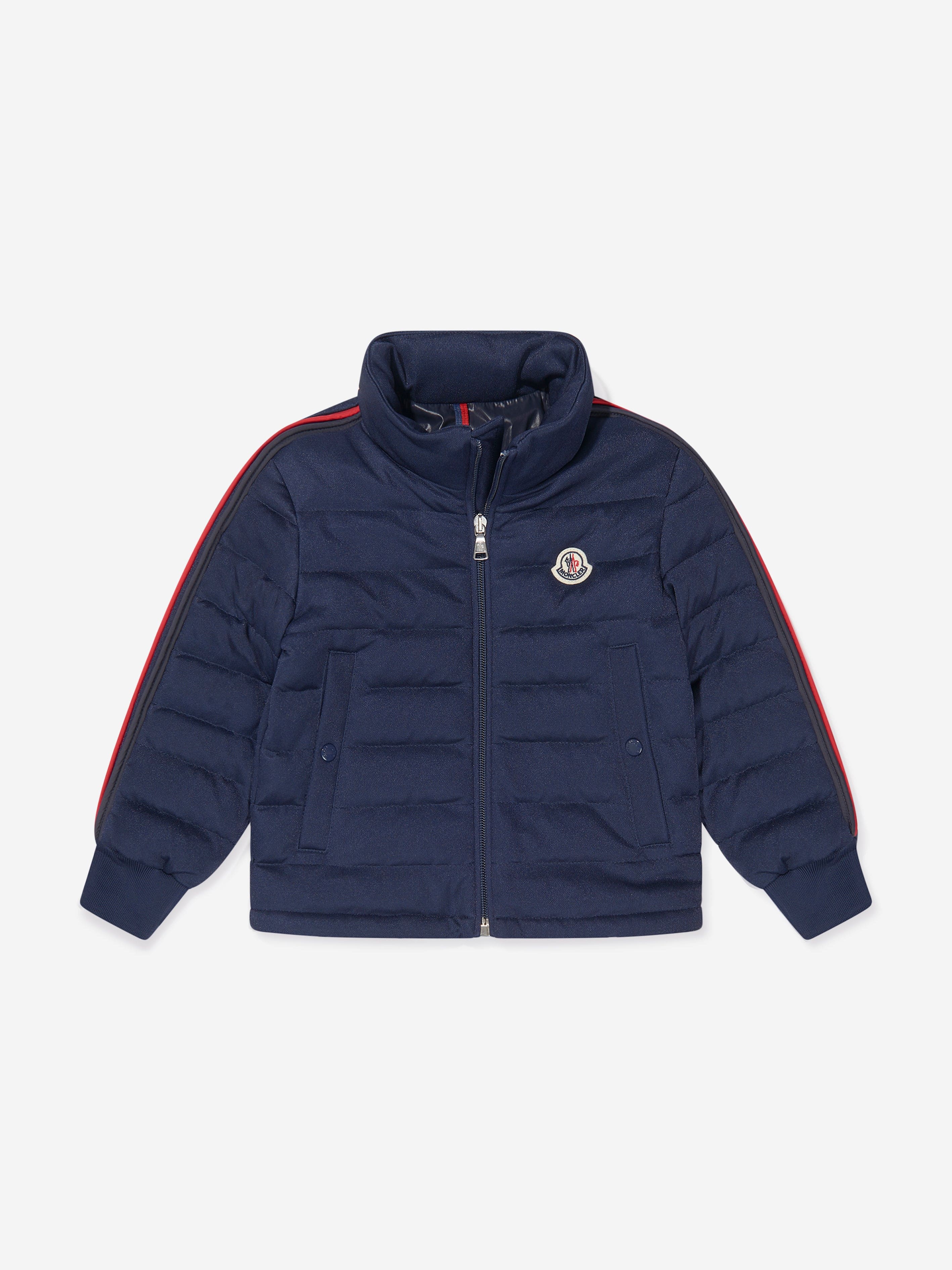 Moncler Enfant Boys Down Padded Cardo Jacket in Navy Cheap Sale Professional