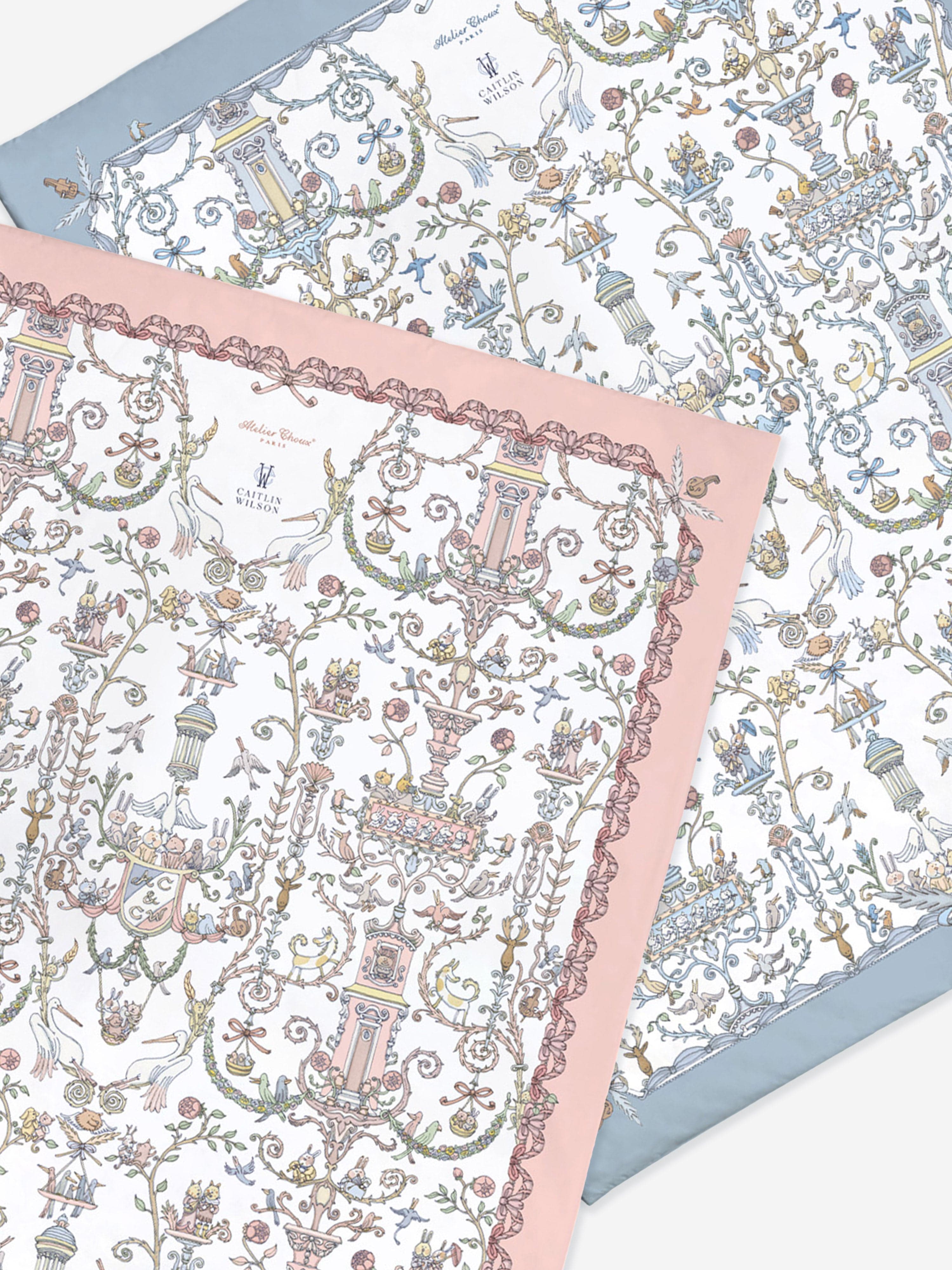 Atelier Choux Baby  Toile De Jouy Atelier Choux & Caitlin Wilson Reversible Quilt in Multicolour (130cm) Many Kinds Of Online
