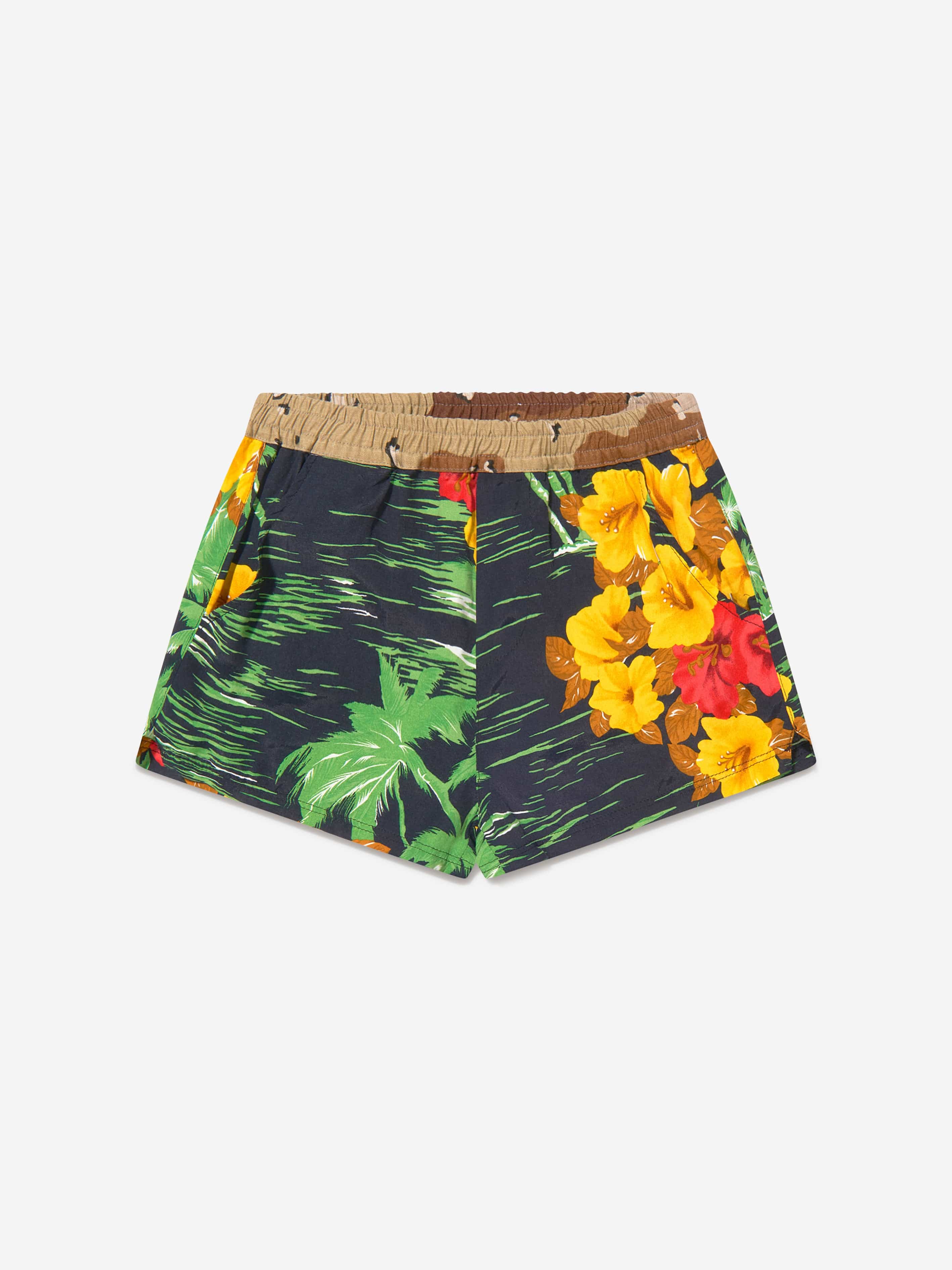Myar Boys Cotton Hawaiian Print Shorts Discount Official Site