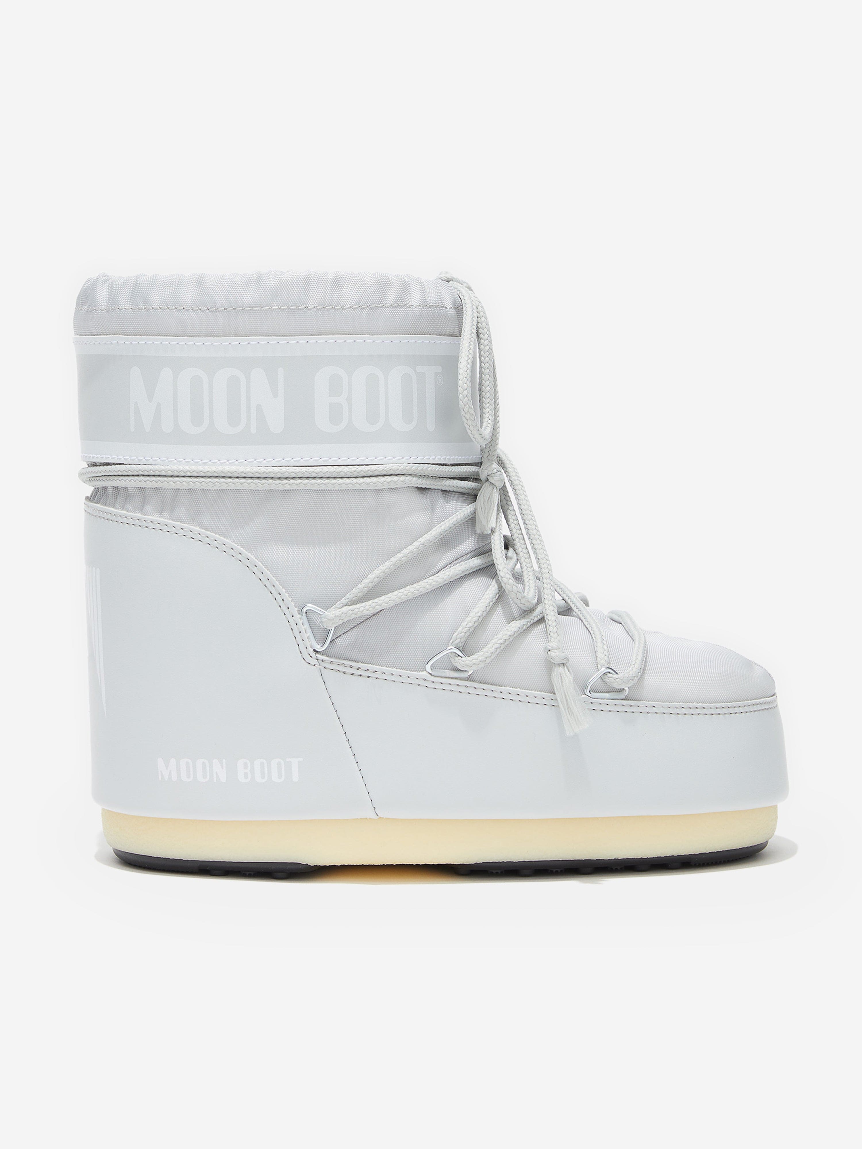 Moon Boot Kids Icon Low Boots in Grey Discount Wide Range Of