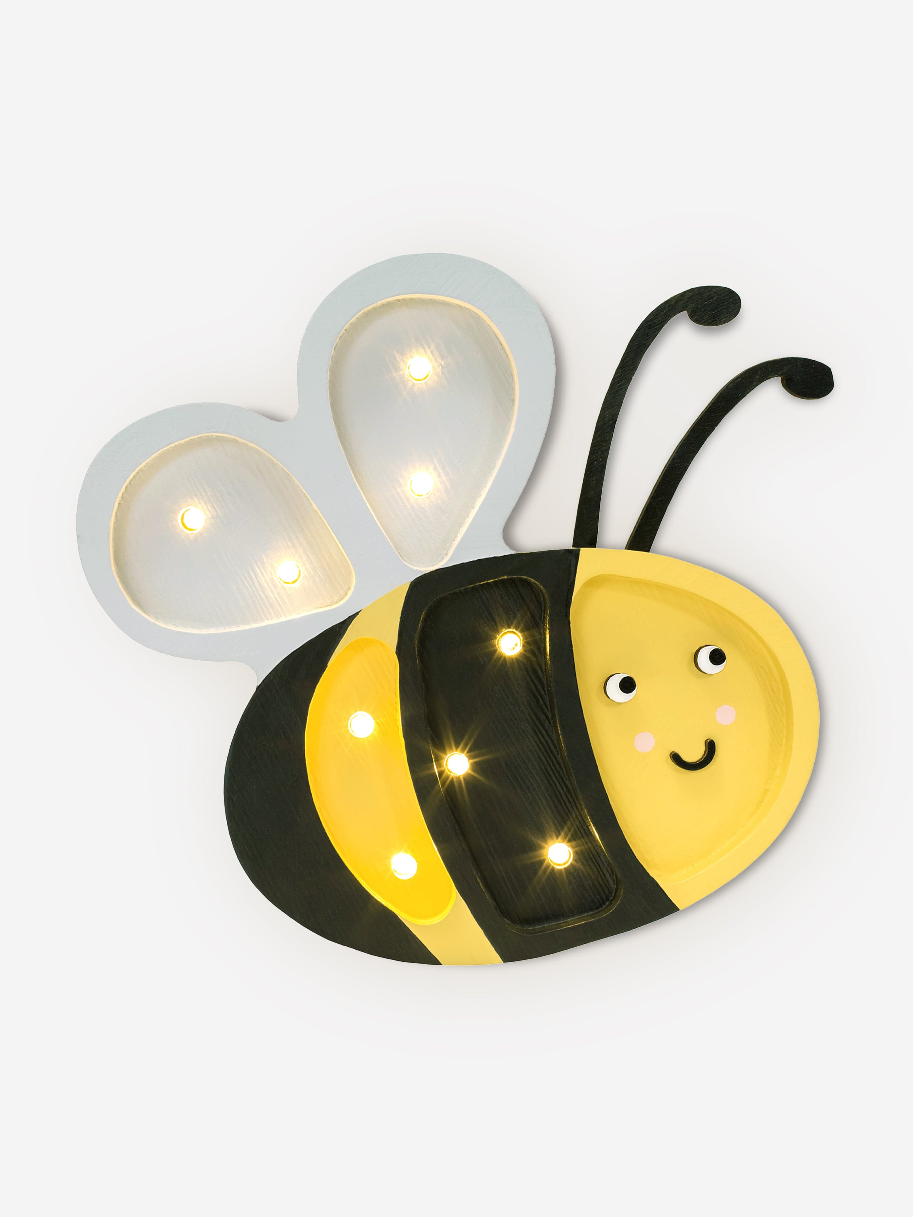 Little Lights Happy Bee Lamp in Yellow (16x18.5x5.5 cm) Comfortable Cheap Online